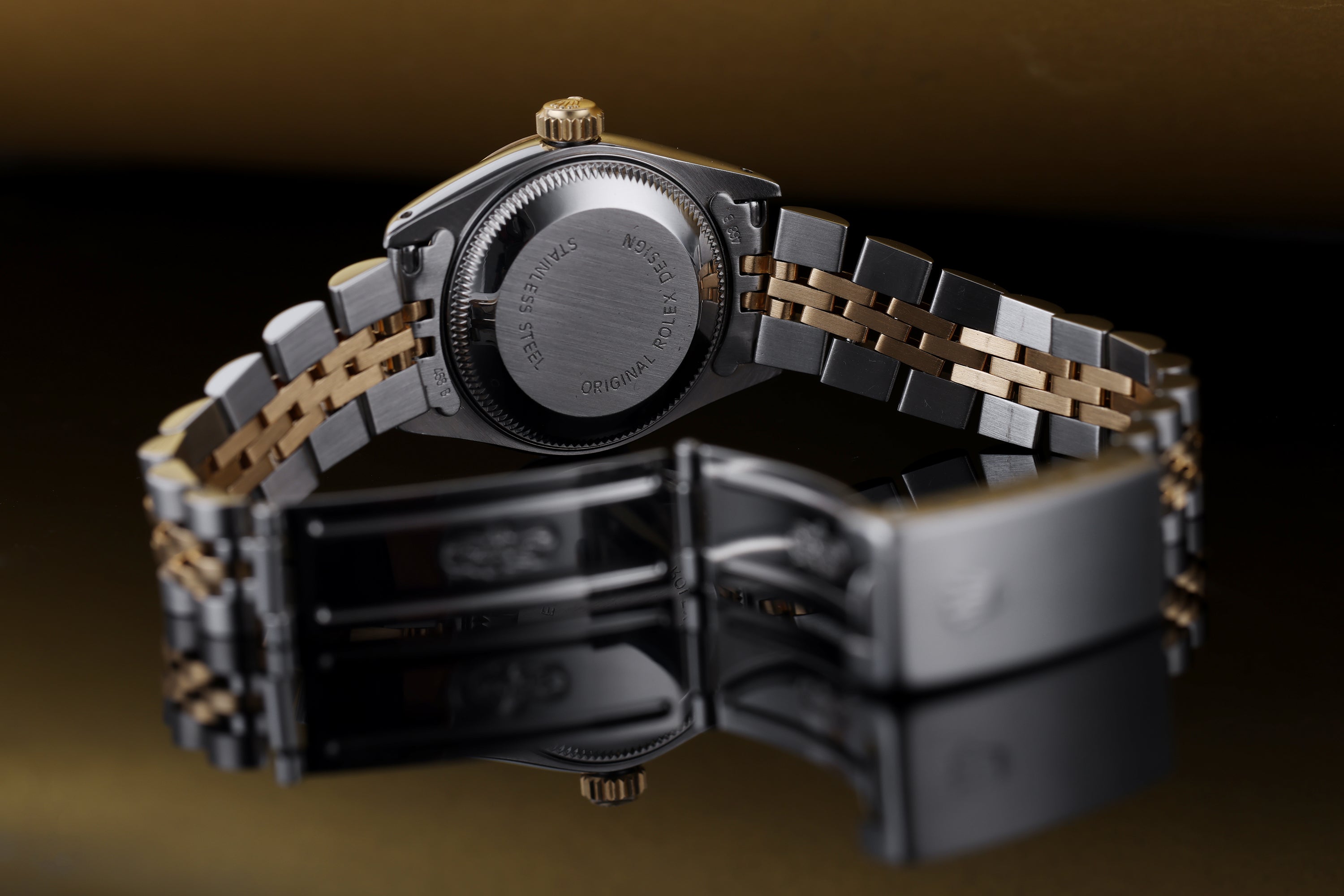 Rolex Lady DateJust | REF. 69173 | Stainless Steel & 18k Yellow Gold | Gold Dial | Box & Papers | 1994