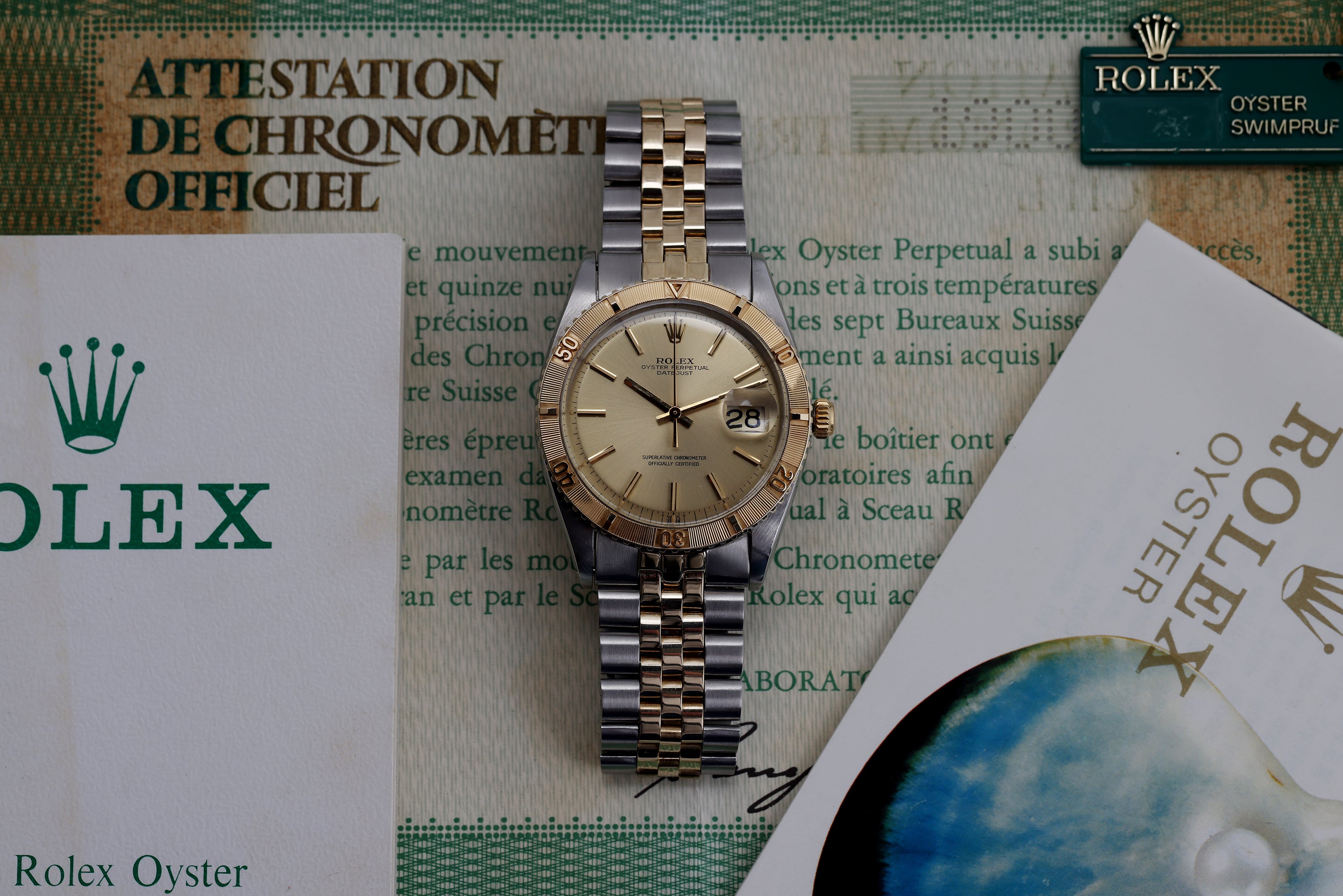 Rolex DateJust Turn-O-Graph | REF. 1625 | Stainless Steel & 18k Yellow Gold | Box & Papers | 1971
