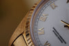 Unpolished Rolex Day-Date | REF. 18038 | White Porcelain Dial | 18k Yellow Gold | 1978