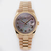 Rolex Day-Date | REF. 118235 | Black Mother of Pearl Dial | 18k Rose Gold | 2000-2001