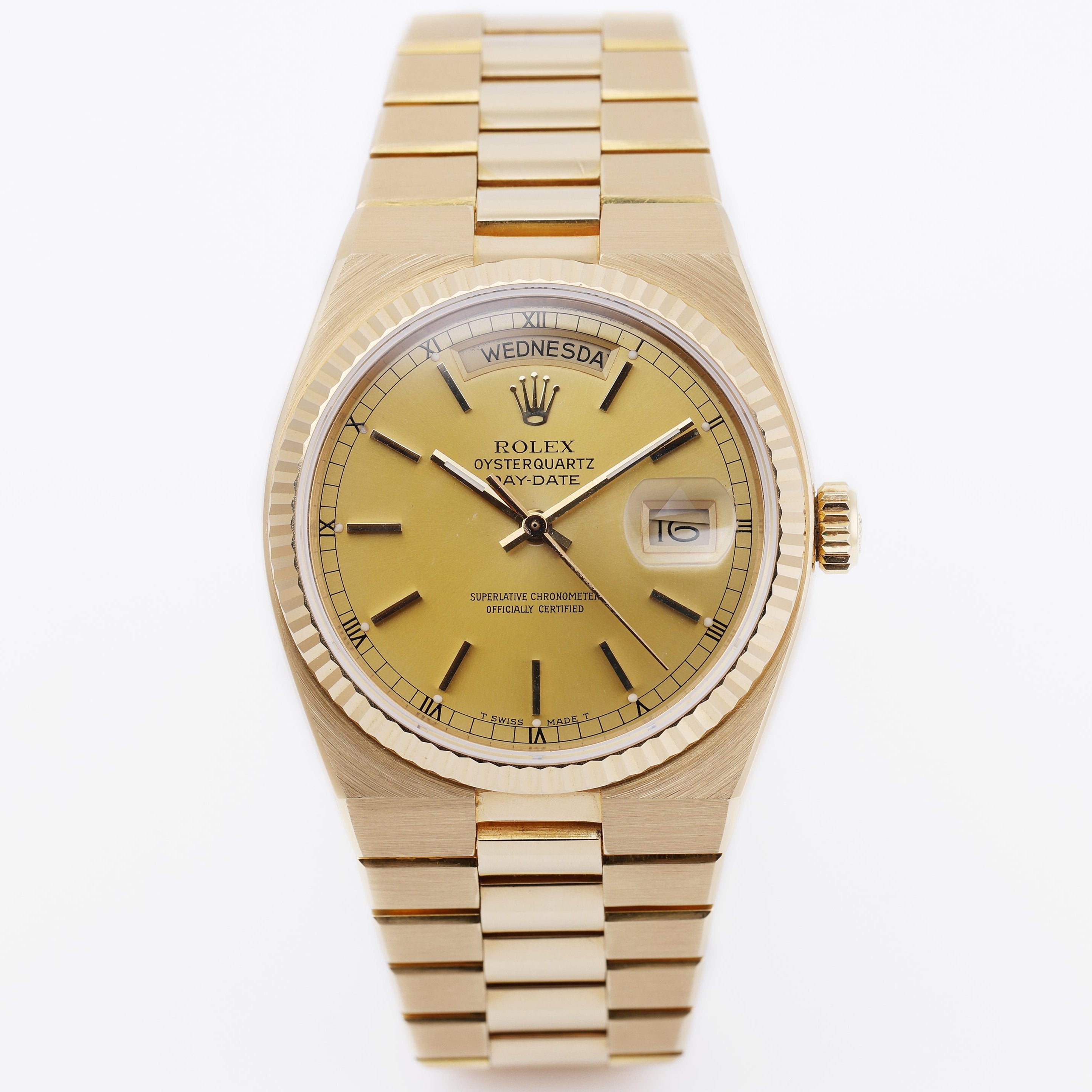 Rolex Day-Date OysterQuartz | REF. 19018 | 18k Yellow Gold | 1981