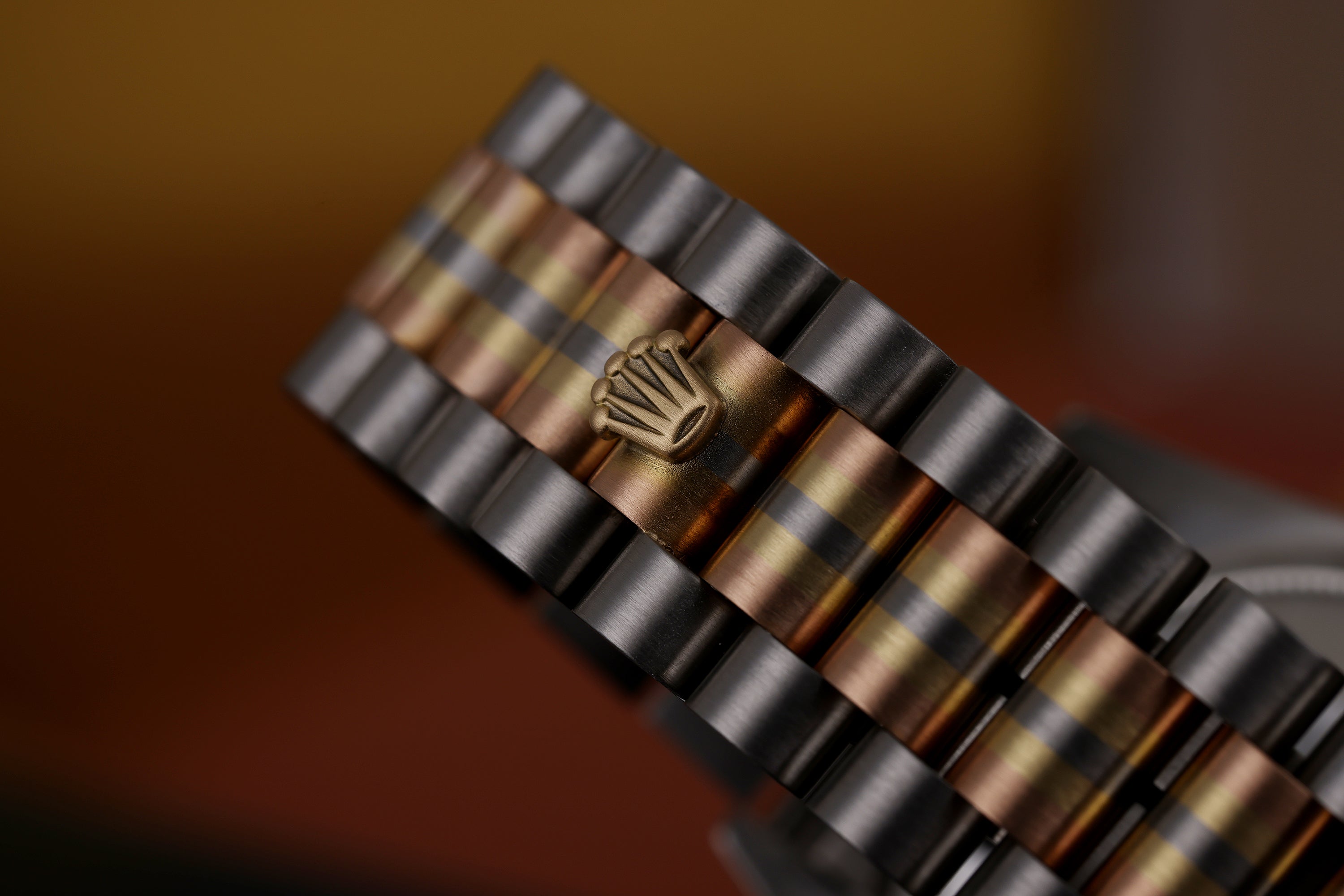 Rolex Day-Date | REF. 18039B | Golden Cream Dial | 18k Three Colour Gold | 1985