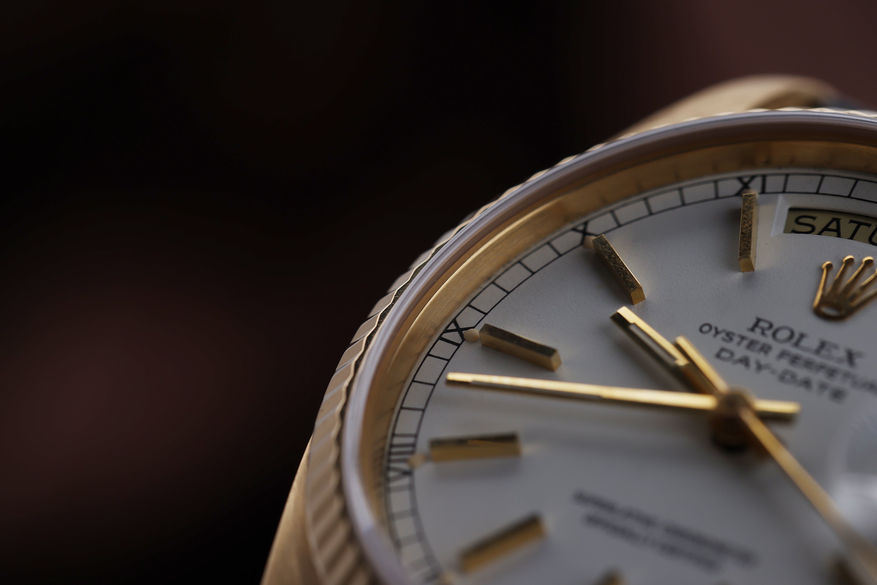 Rolex Day-Date | REF. 18038 | Single-Quick | White Dial | 1979 | 18k Yellow Gold | 36mm