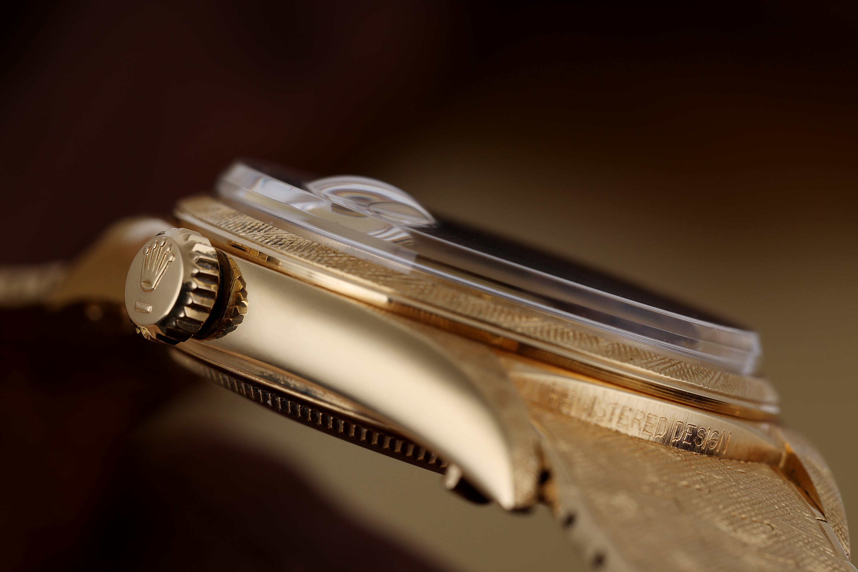 Rare Rolex Day-Date Florentine Finish | REF. 1806 | Gold Dial | 18k Yellow Gold | 1967