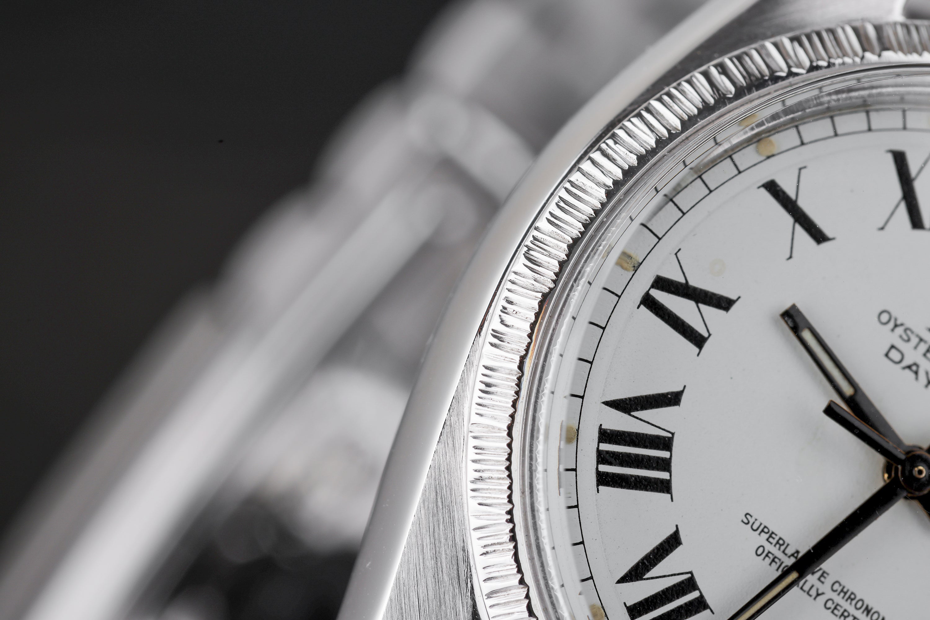 Rolex Day-Date | REF. 1803 | 'Buckley' Dial | Bark Finish | 18k White Gold | 1975