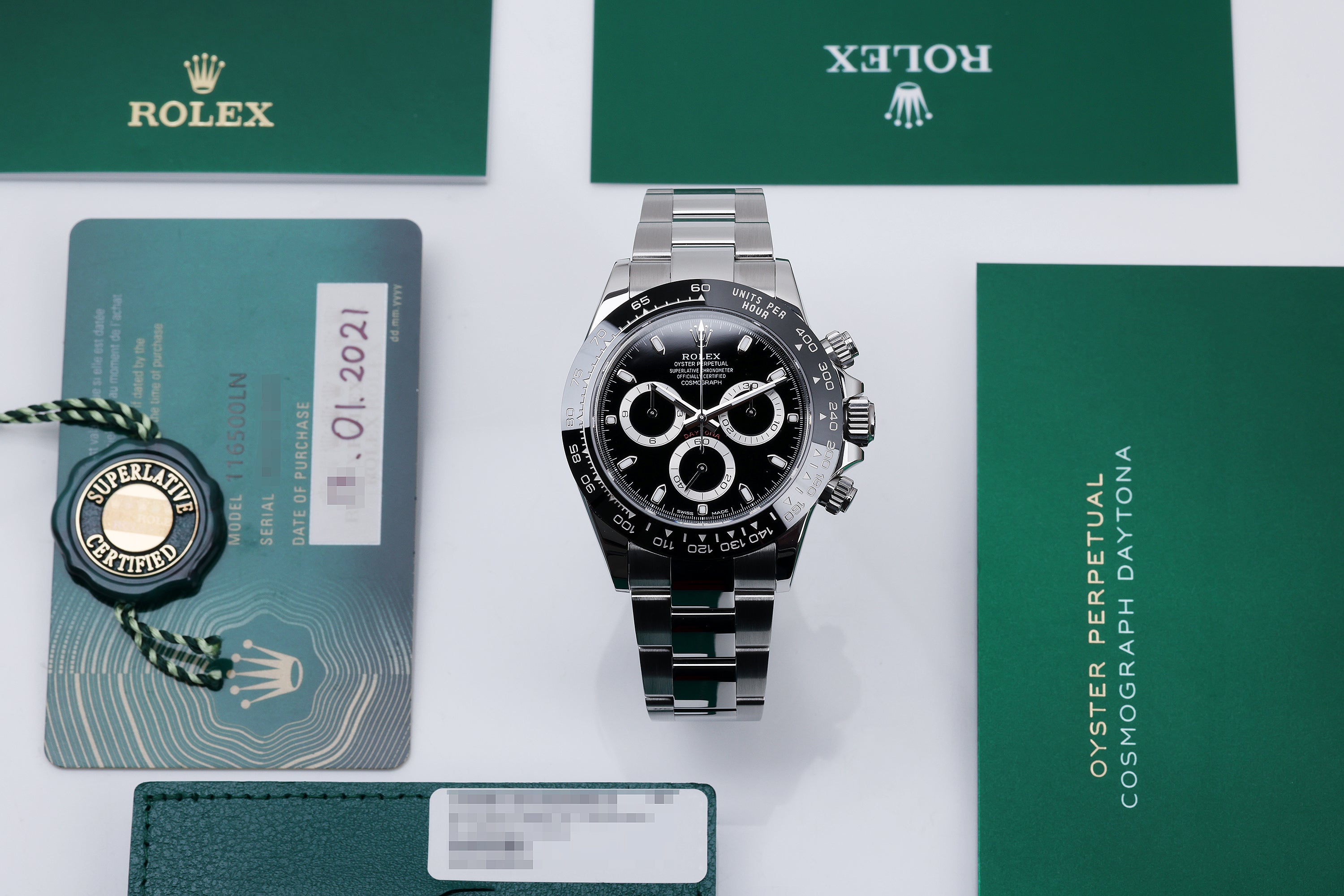 Rolex Daytona | REF. 116500LN | Black Dial | Box & Papers | 2021 | Stainless Steel