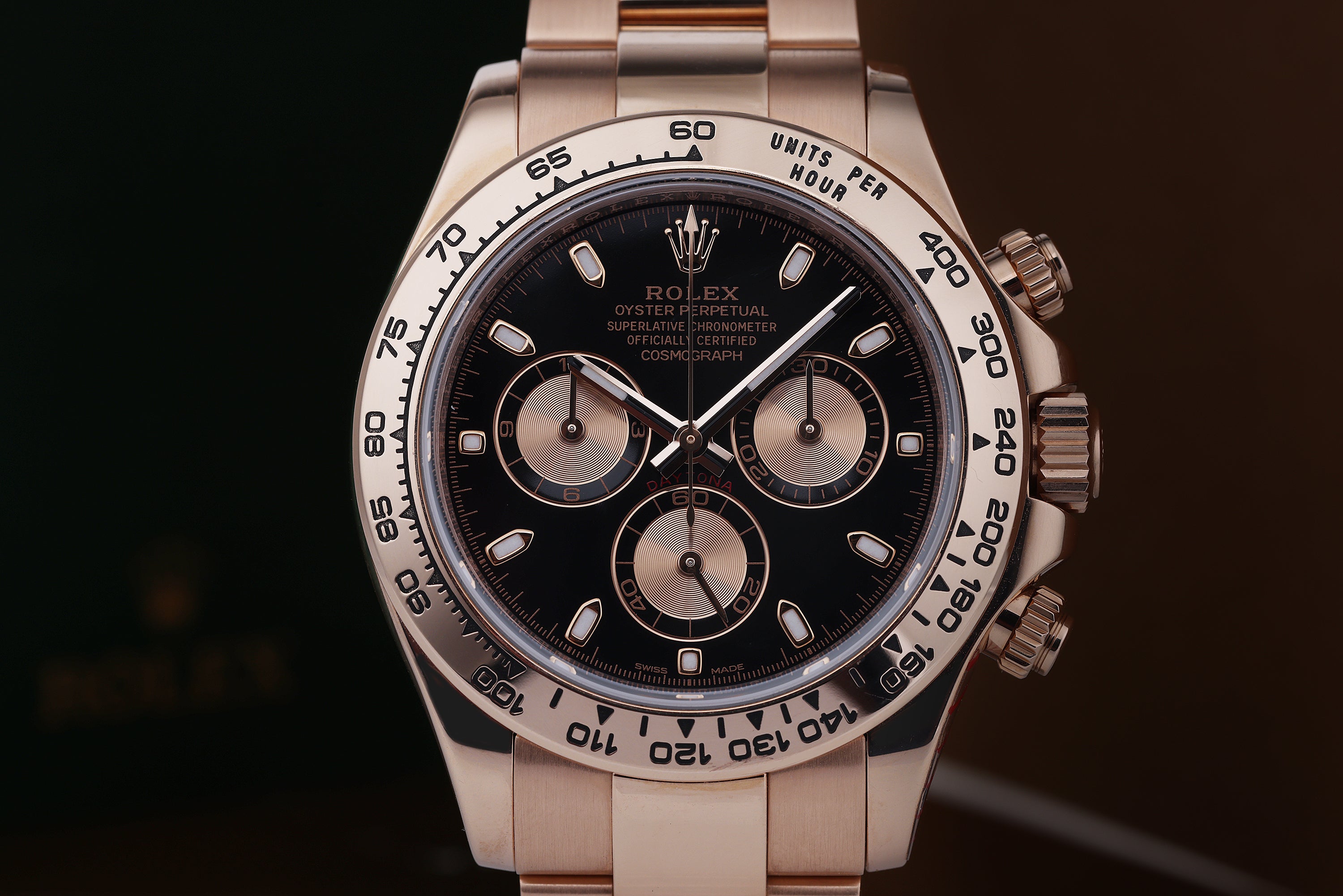 Rolex Daytona | REF. 116505 | 18k Rose Gold | Black Dial | Box & Papers | 2017