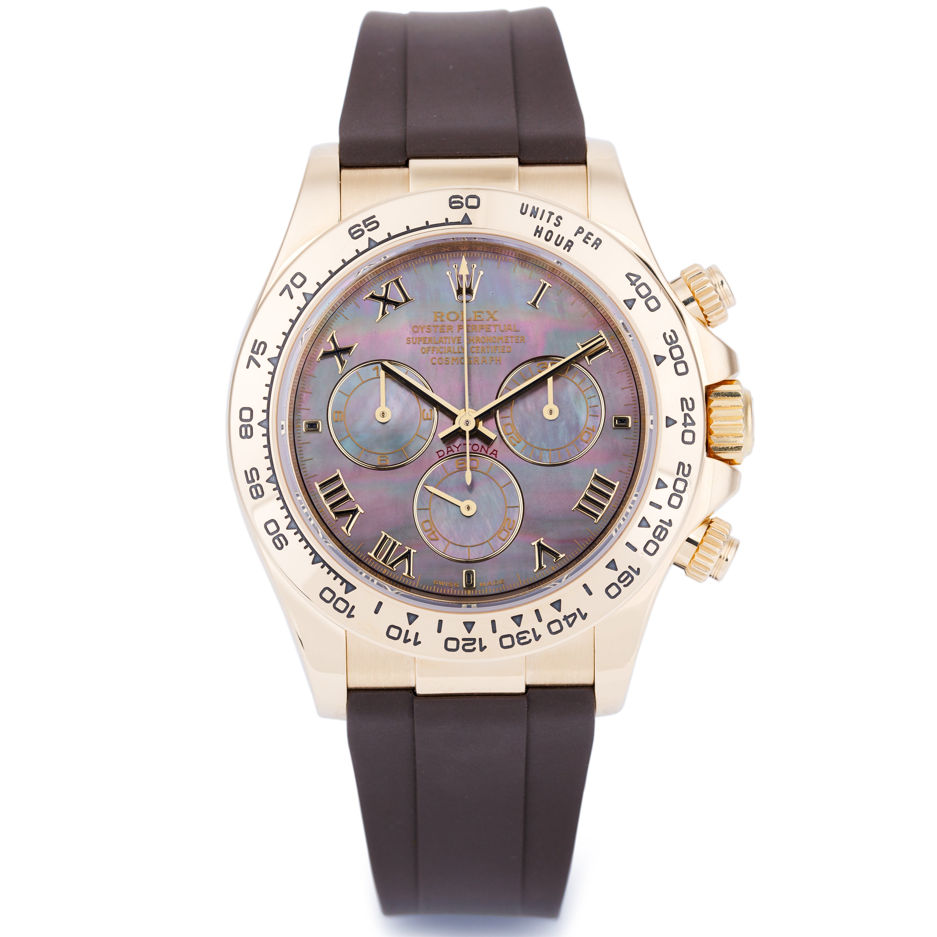 Rolex Daytona | REF. 116518 | Tahitian Black Mother of Pearl Dial | 18k Yellow Gold | Box & Papers | 2009