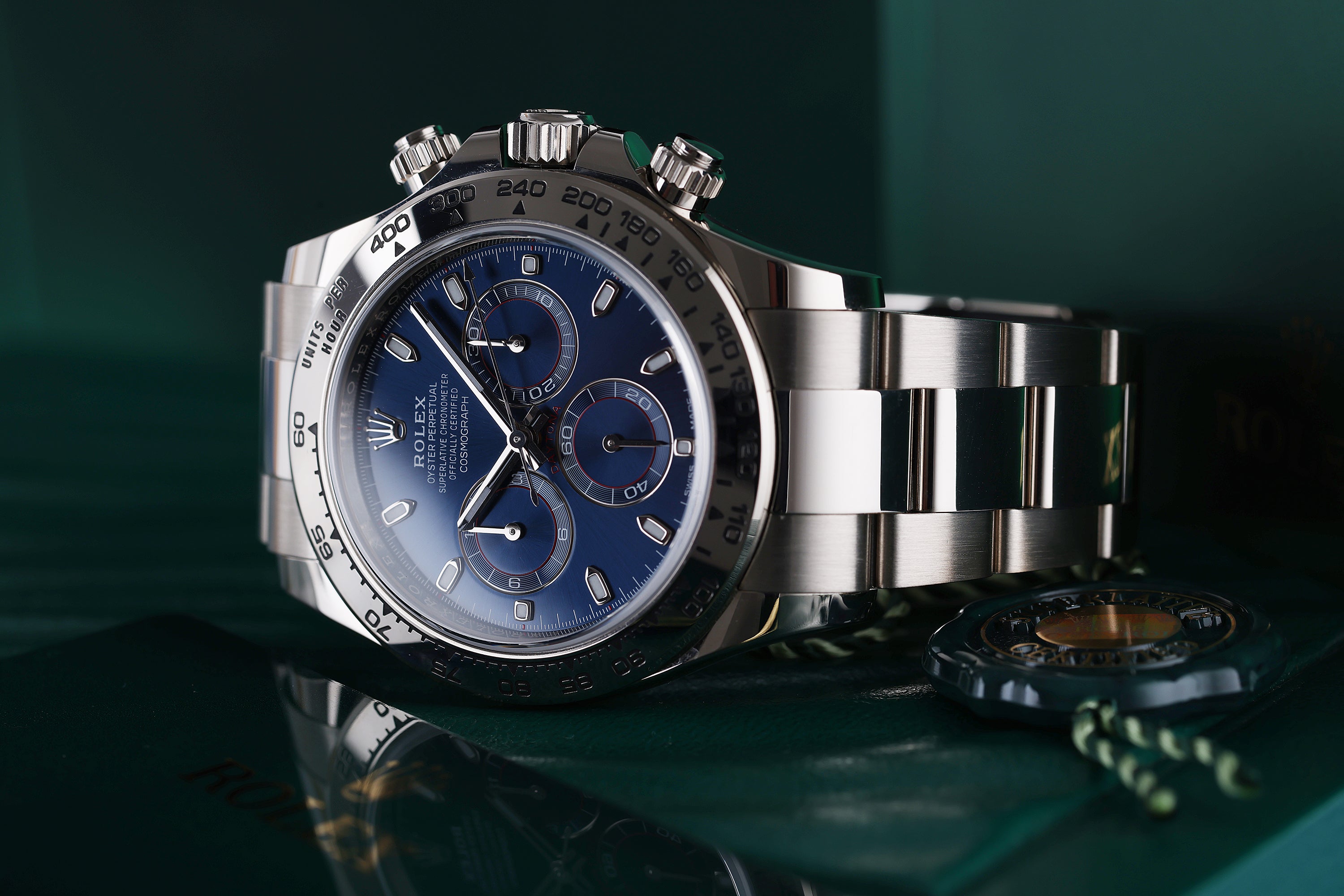 Rolex Daytona | REF. 116509 | Blue Dial | 18k White Gold | Box & Papers | 2022