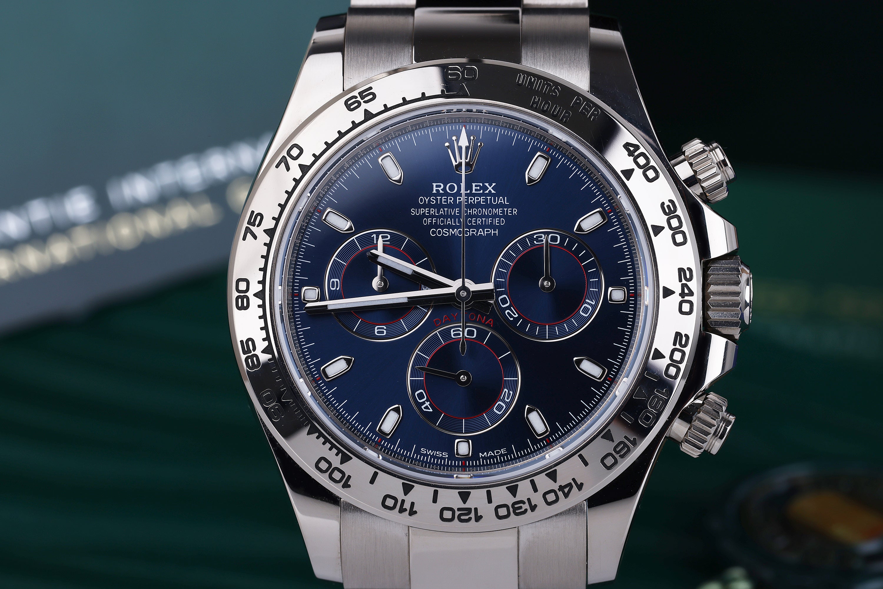 Rolex Daytona | REF. 116509 | Blue Dial | 18k White Gold | Box & Papers | 2022