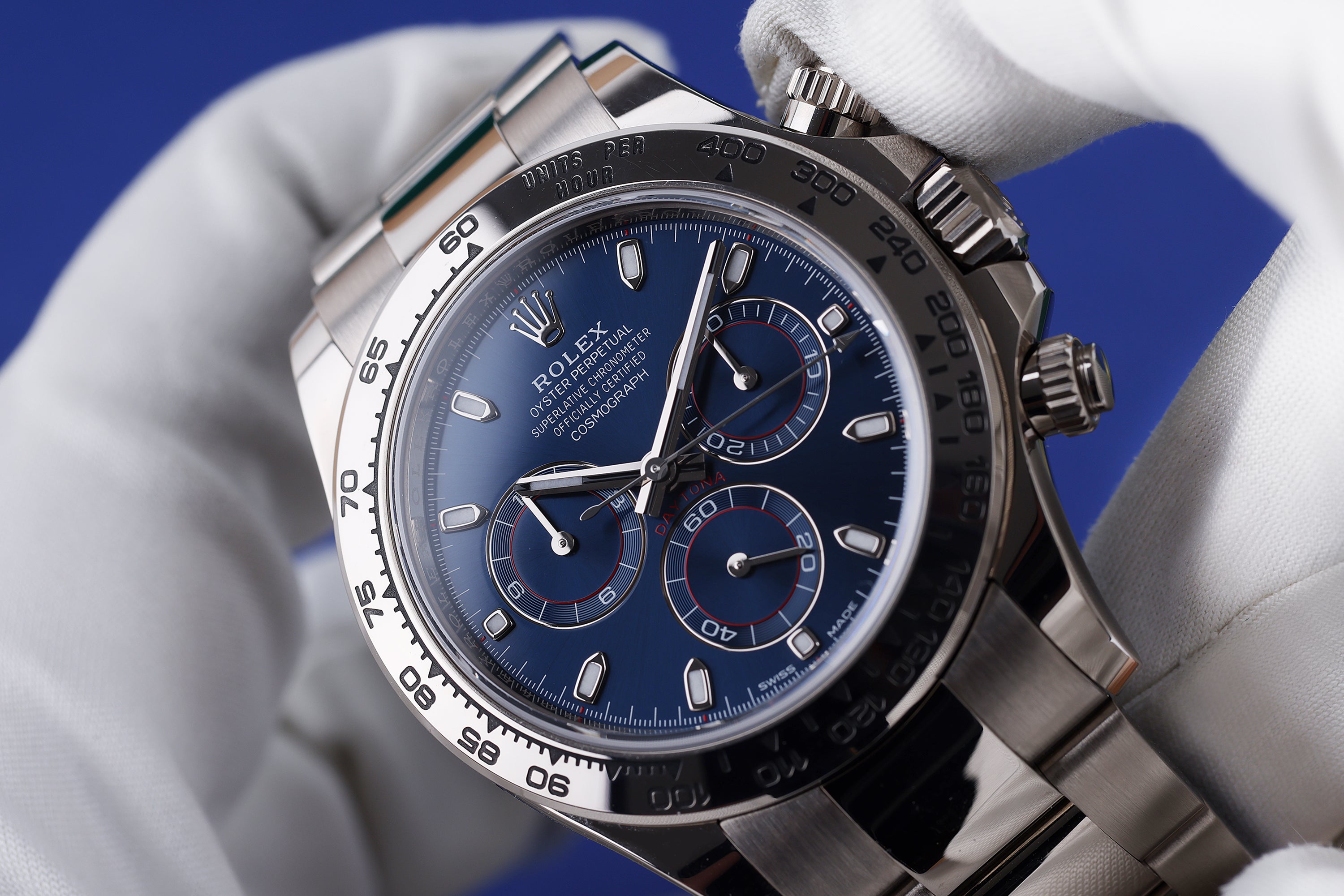 Rolex Daytona | REF. 116509 | Blue Dial | 18k White Gold | Box & Papers | 2022