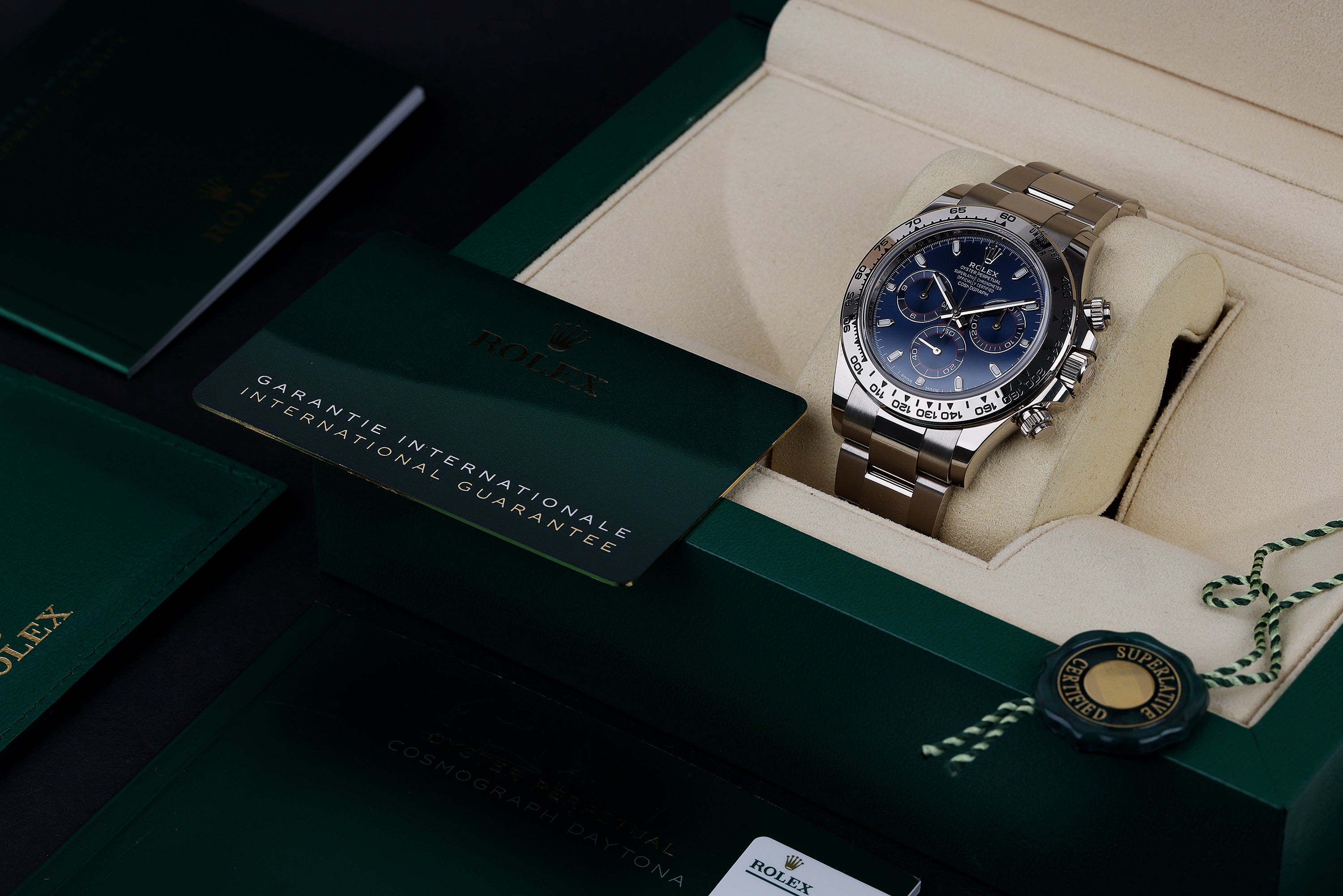 Rolex Daytona | REF. 116509 | Blue Dial | 18k White Gold | Box & Papers | 2022