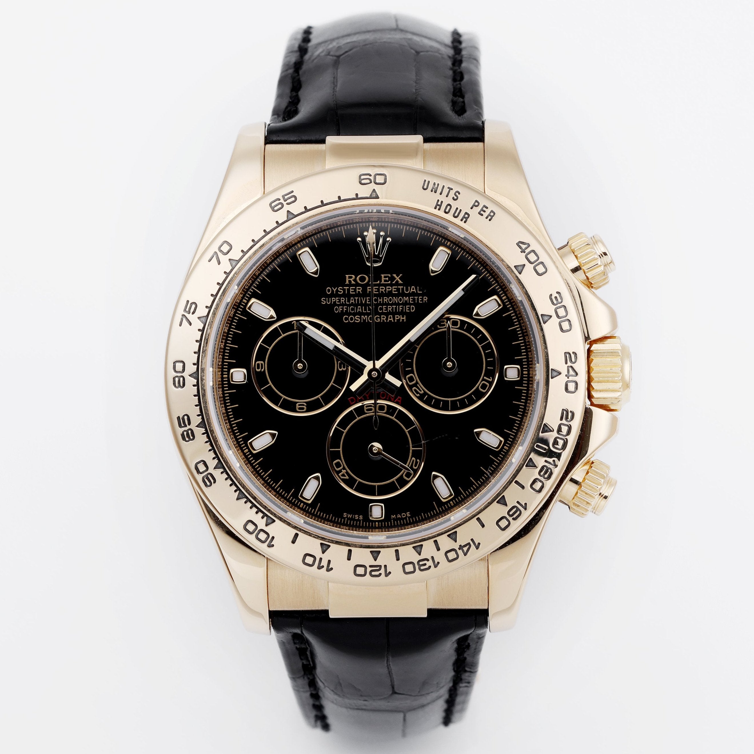 Rolex Daytona | REF. 116518 | Black Dial  | 18k Yellow Gold