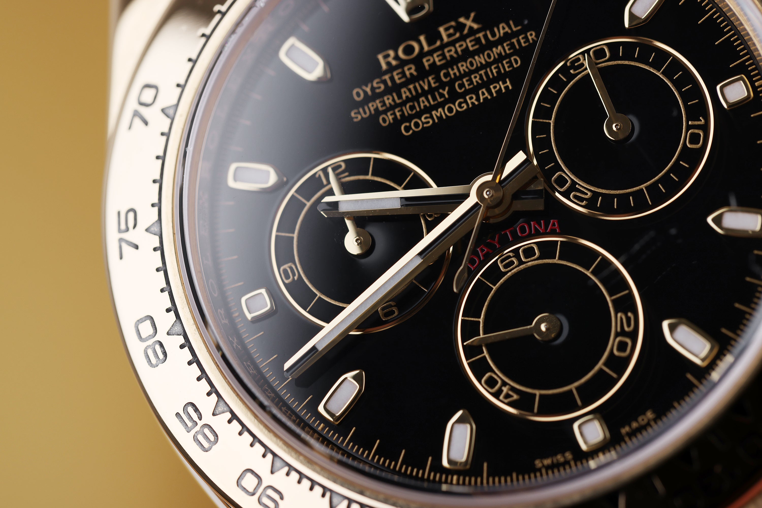 Rolex Daytona | REF. 116518 | Black Dial  | 18k Yellow Gold