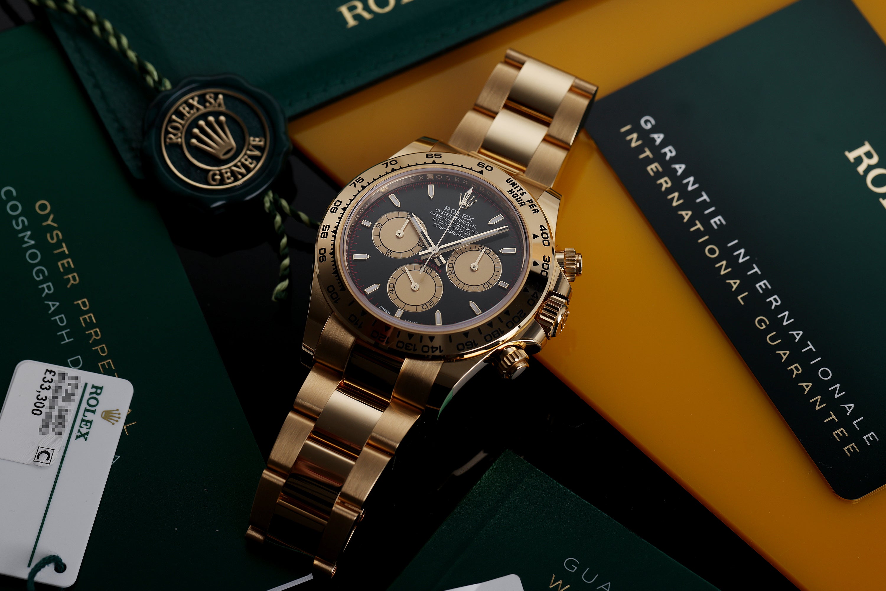 Rolex Daytona | REF. 126508 | Paul Newman Black Racing Dial | 18k Yellow Gold | Box & Papers | 2023