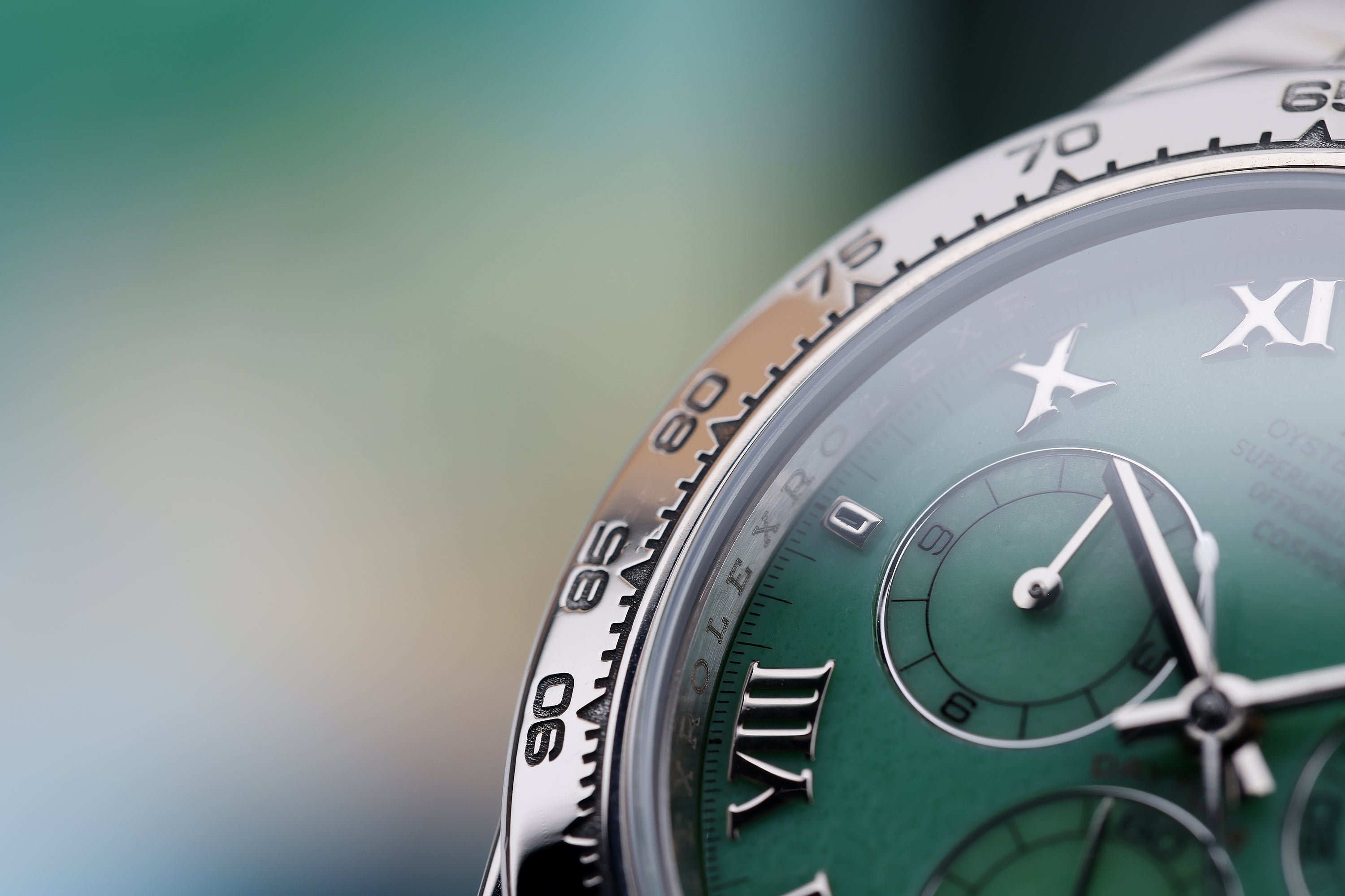 Rolex Daytona Beach Green Chrysoprase | REF. 116509 | 18k White Gold | 2007