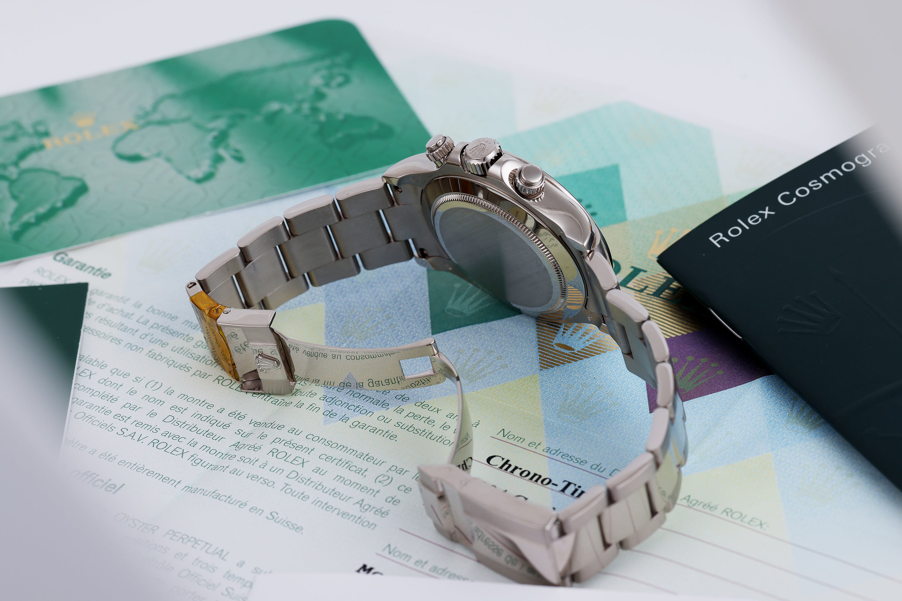 Rolex Daytona Beach Green Chrysoprase | REF. 116509 | 18k White Gold | 2007