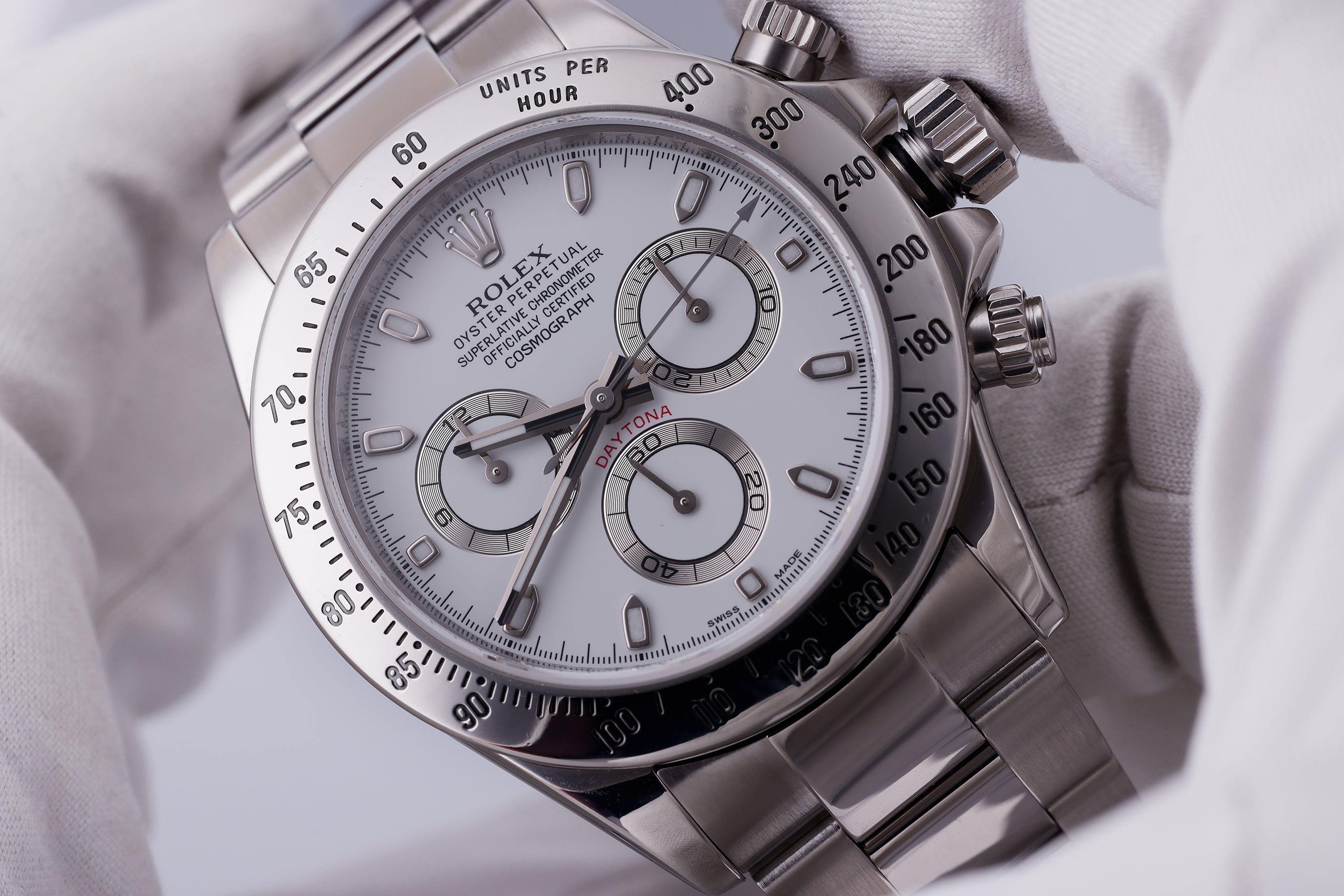 Rolex Daytona | REF. 116520 | White 'APH' Dial | Stainless Steel | Box, Papers & Service Papers | 2013