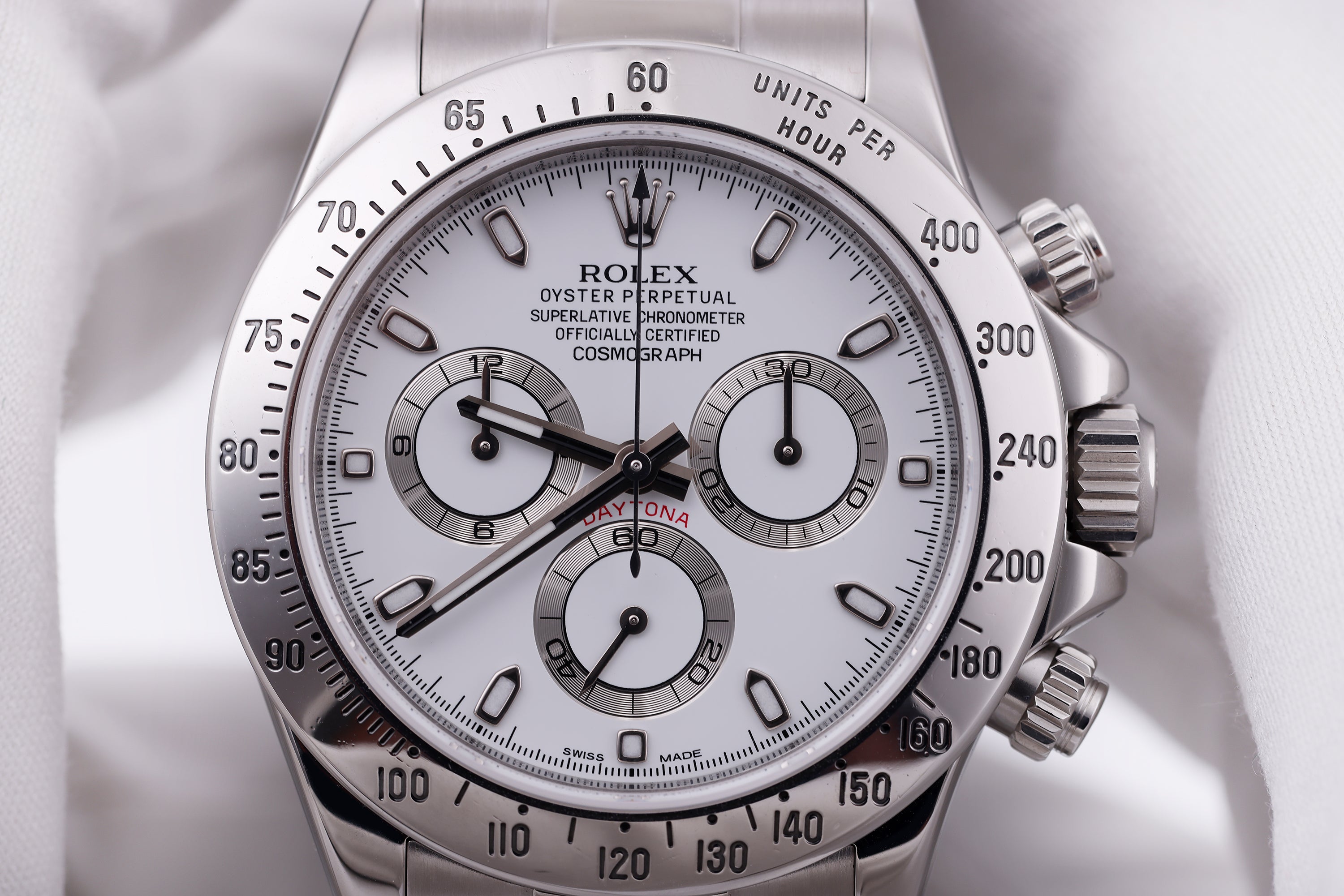 Rolex Daytona | REF. 116520 | White 'APH' Dial | Stainless Steel | Box, Papers & Service Papers | 2013