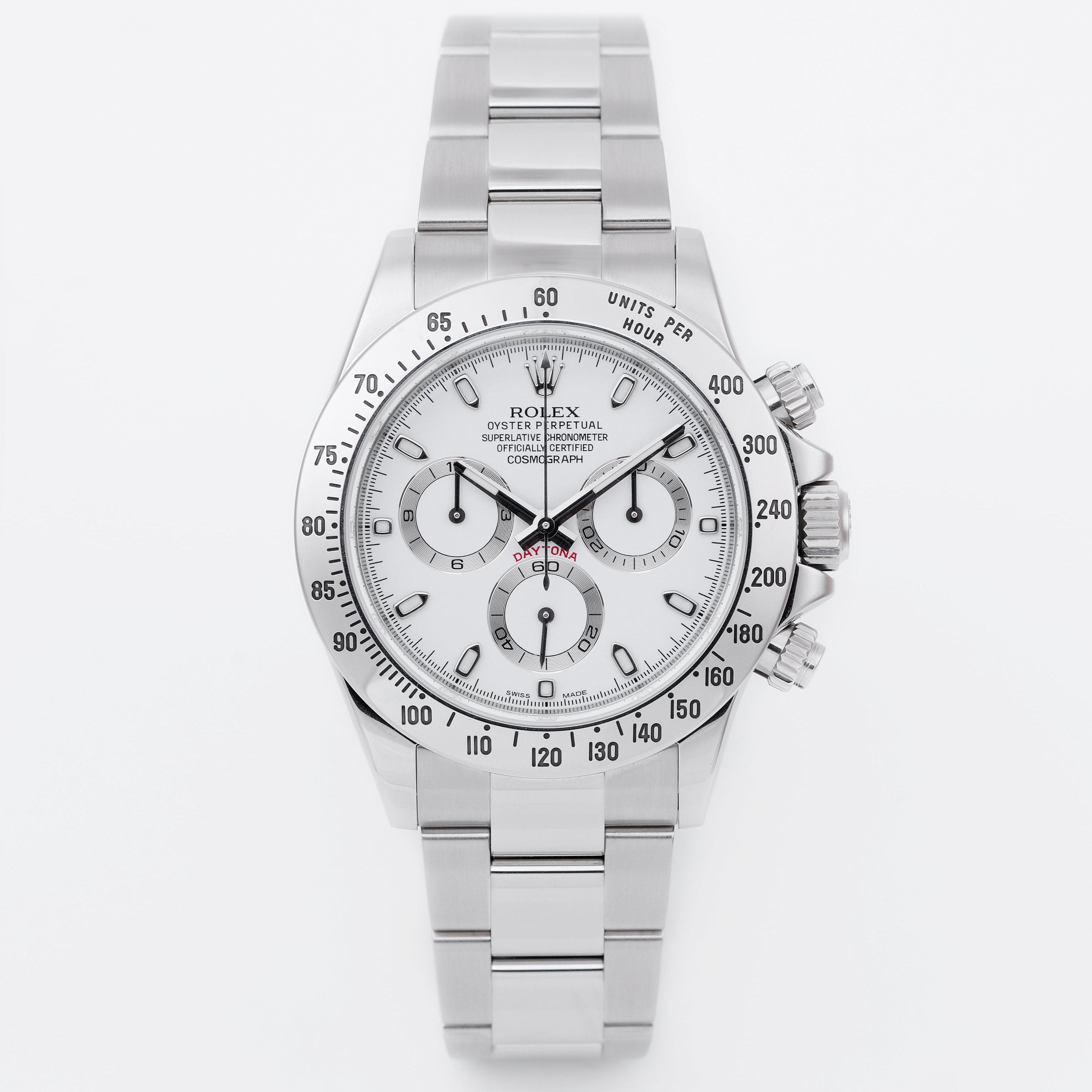 Rolex Daytona | REF. 116520 | White dial | Box & Papers | 2014 | Stainless Steel