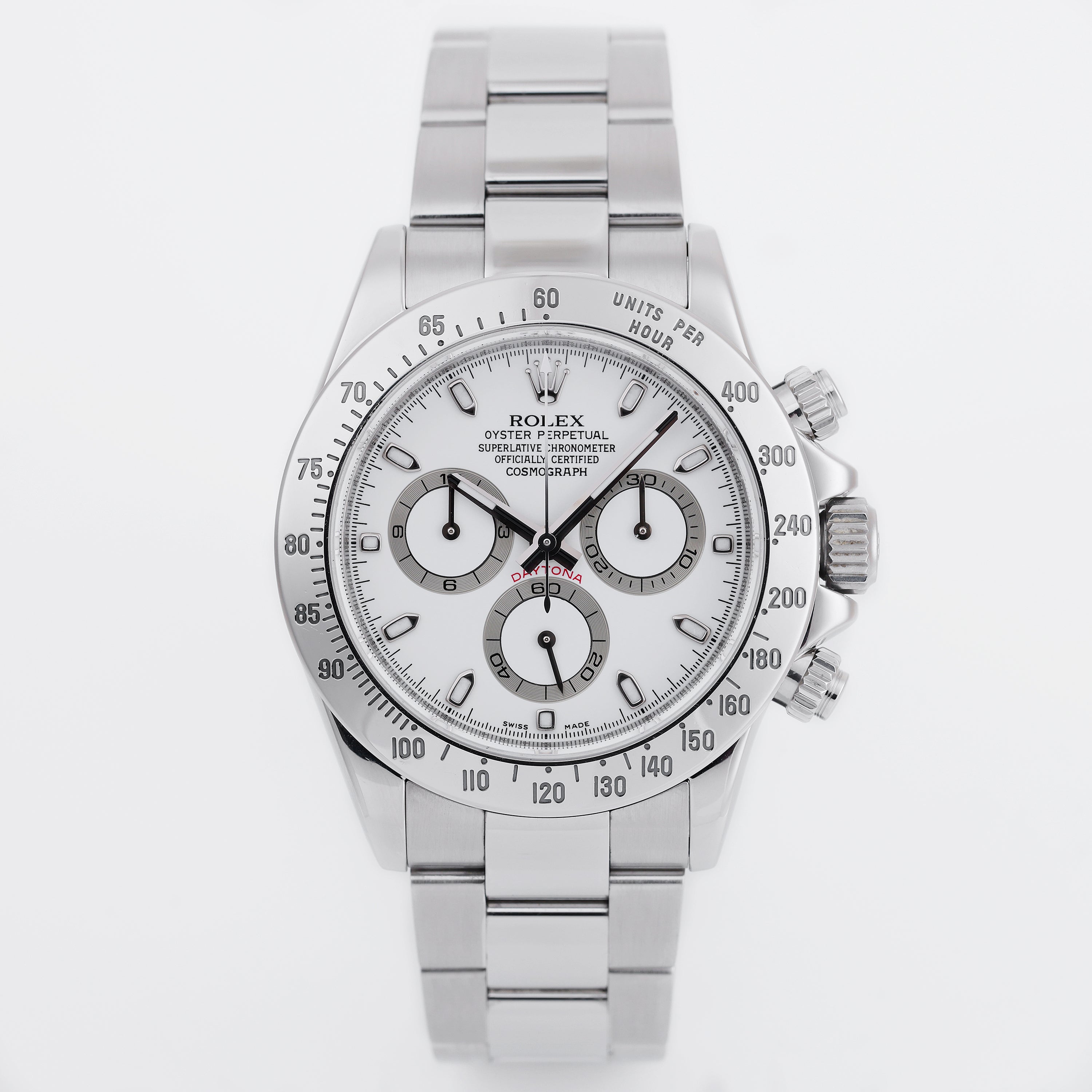 Rolex Daytona | REF. 116520 | White dial | 2008 | Stainless Steel