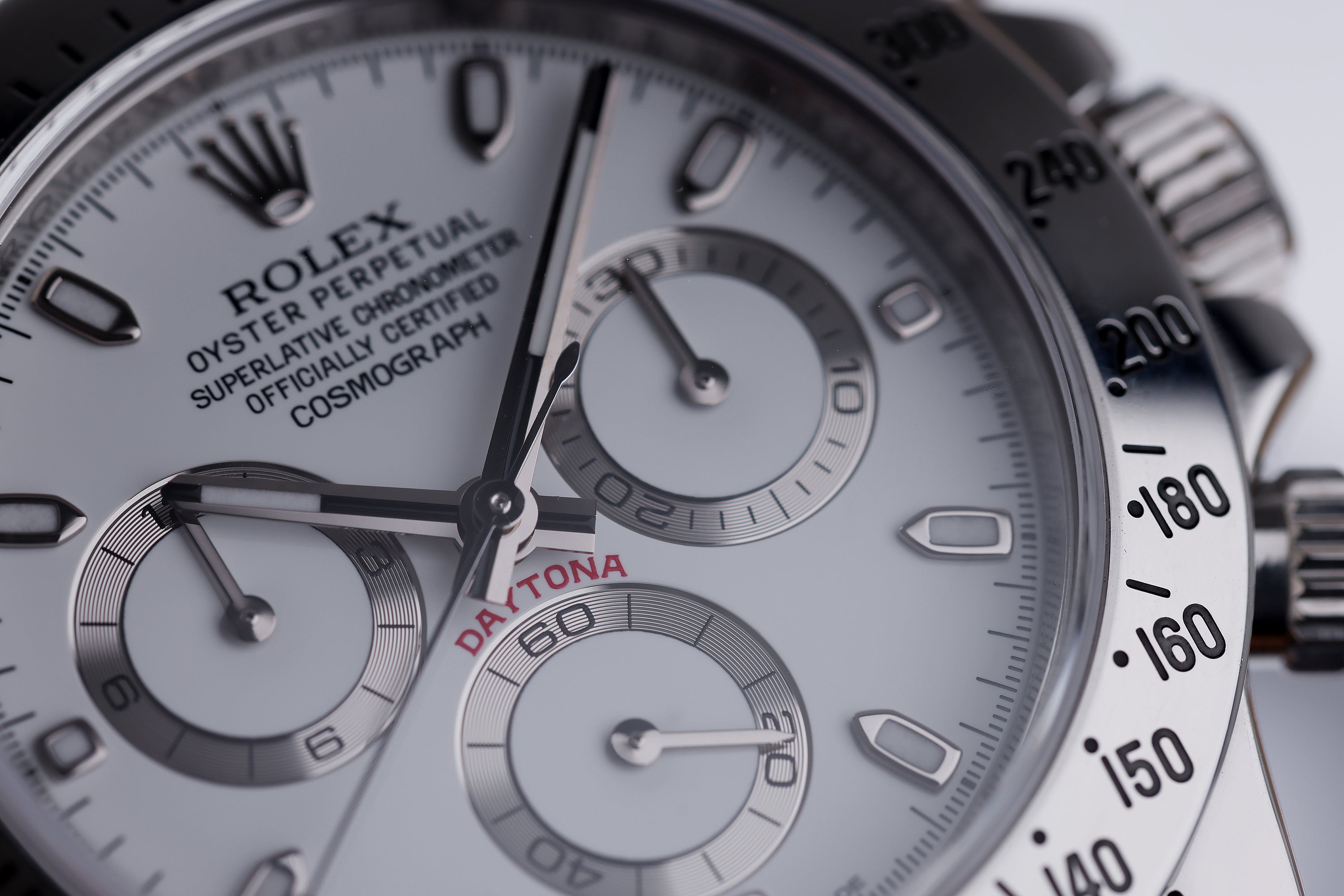 Rolex Daytona | REF. 116520 | White dial | Box & Papers | 2014 | Stainless Steel