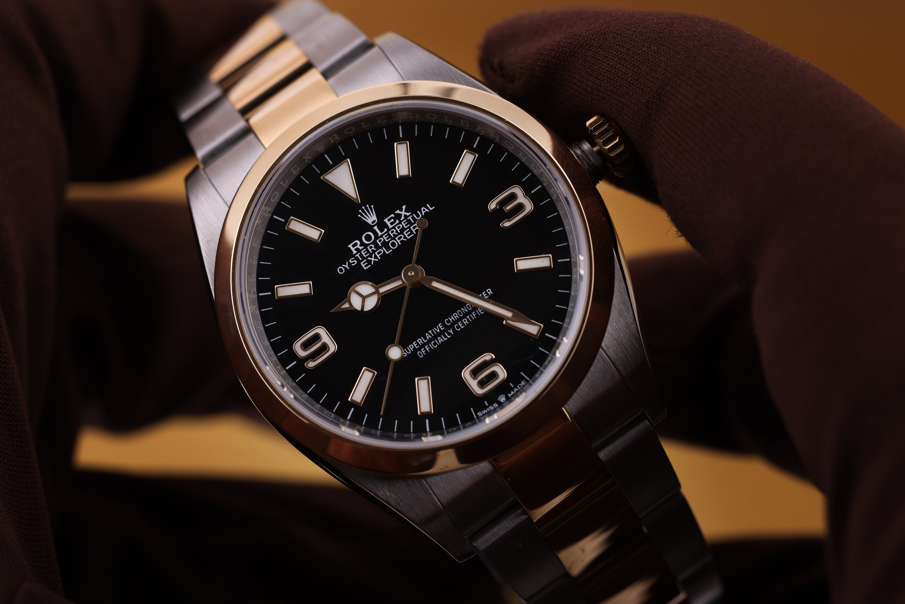 Rolex Explorer | REF. 124273 | Stainless Steel & 18k Yellow Gold | 36mm | Box & Papers | 2024