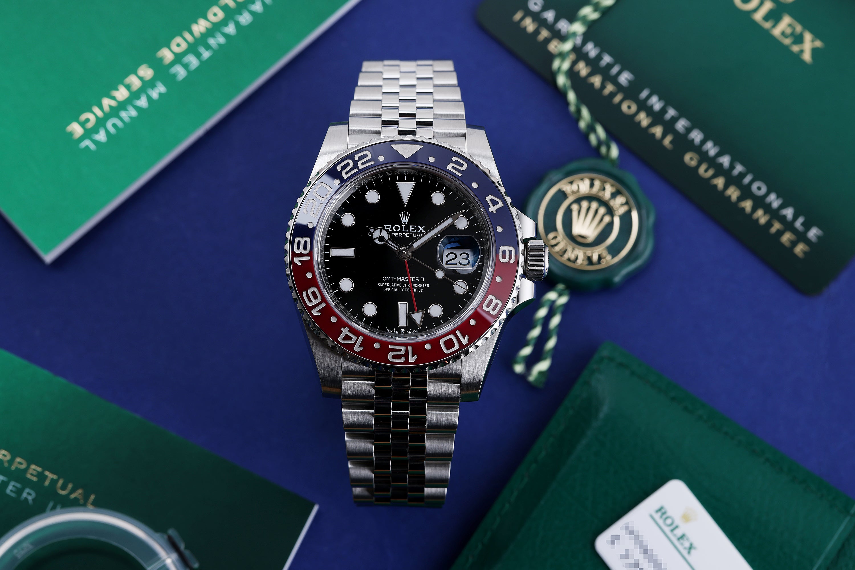 Rolex GMT-Master II "Pepsi" | REF. 126710BLRO | Box & Papers | 2020 | Stainless Steel