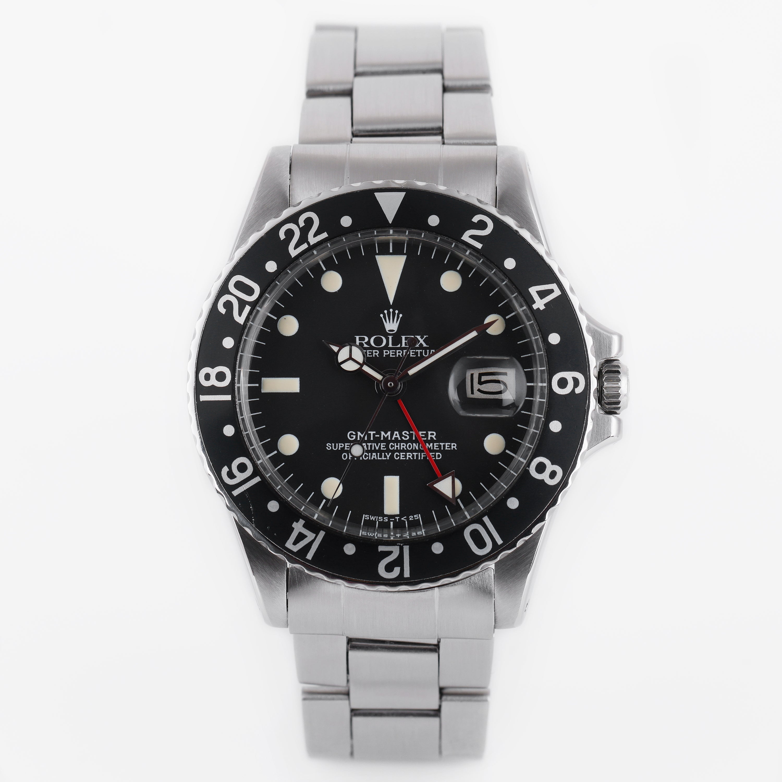 Rolex GMT-Master | REF. 1675 | SWISS - T <25 Dial | 1971 | Stainless Steel