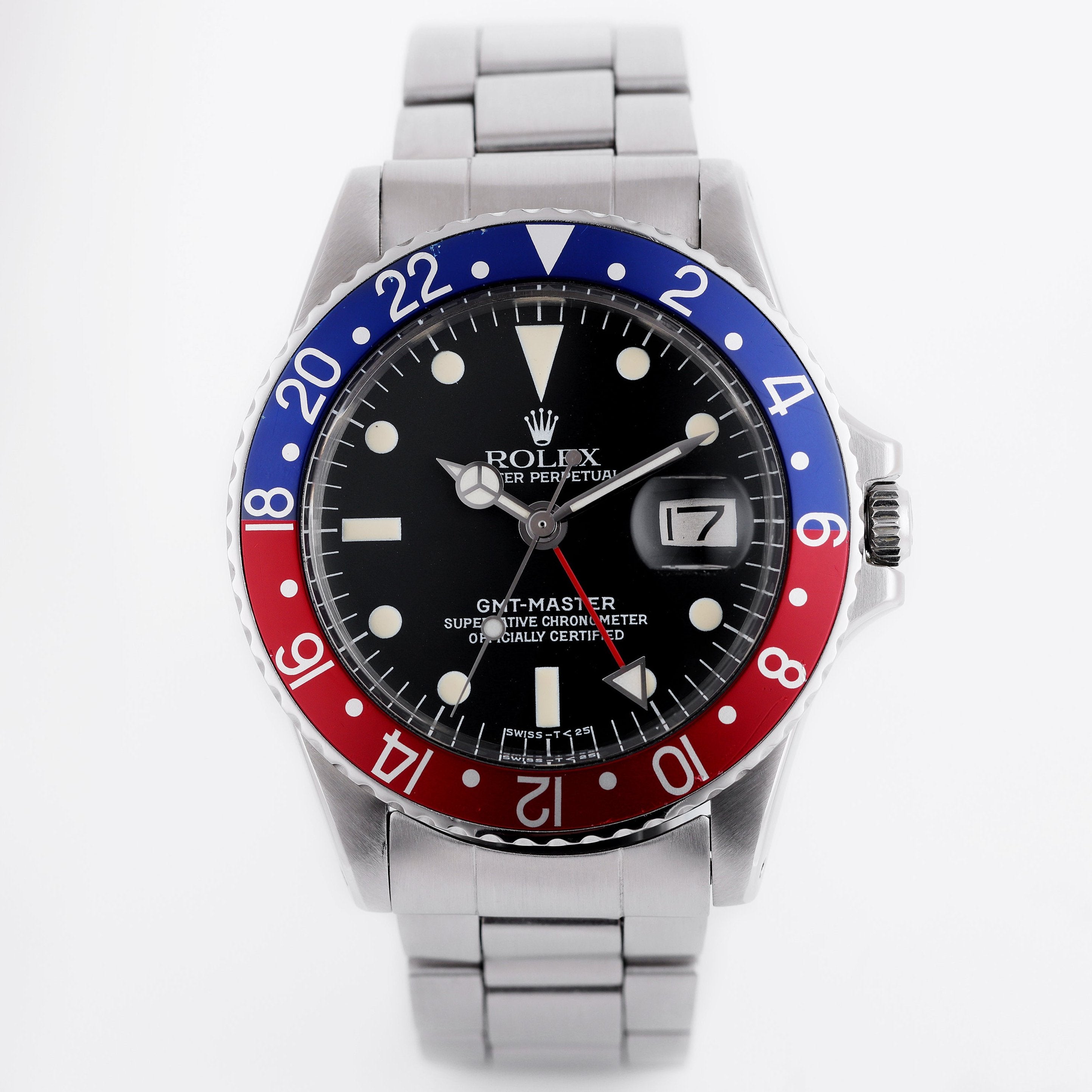 Rolex GMT-Master 'Pepsi' | REF. 1675 | SWISS - T <25 Dial | 1971 | Stainless Steel