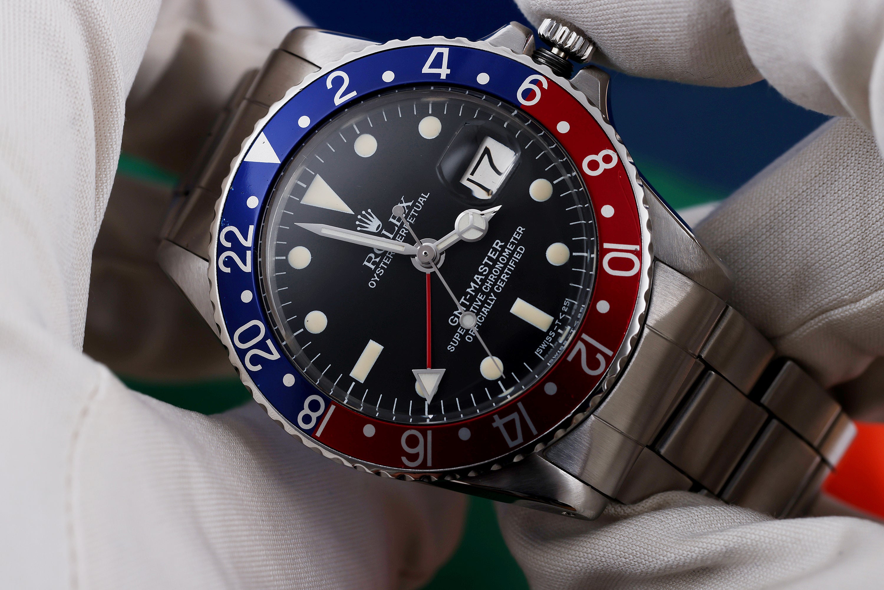 Rolex GMT-Master 'Pepsi' | REF. 1675 | SWISS - T <25 Dial | 1971 | Stainless Steel