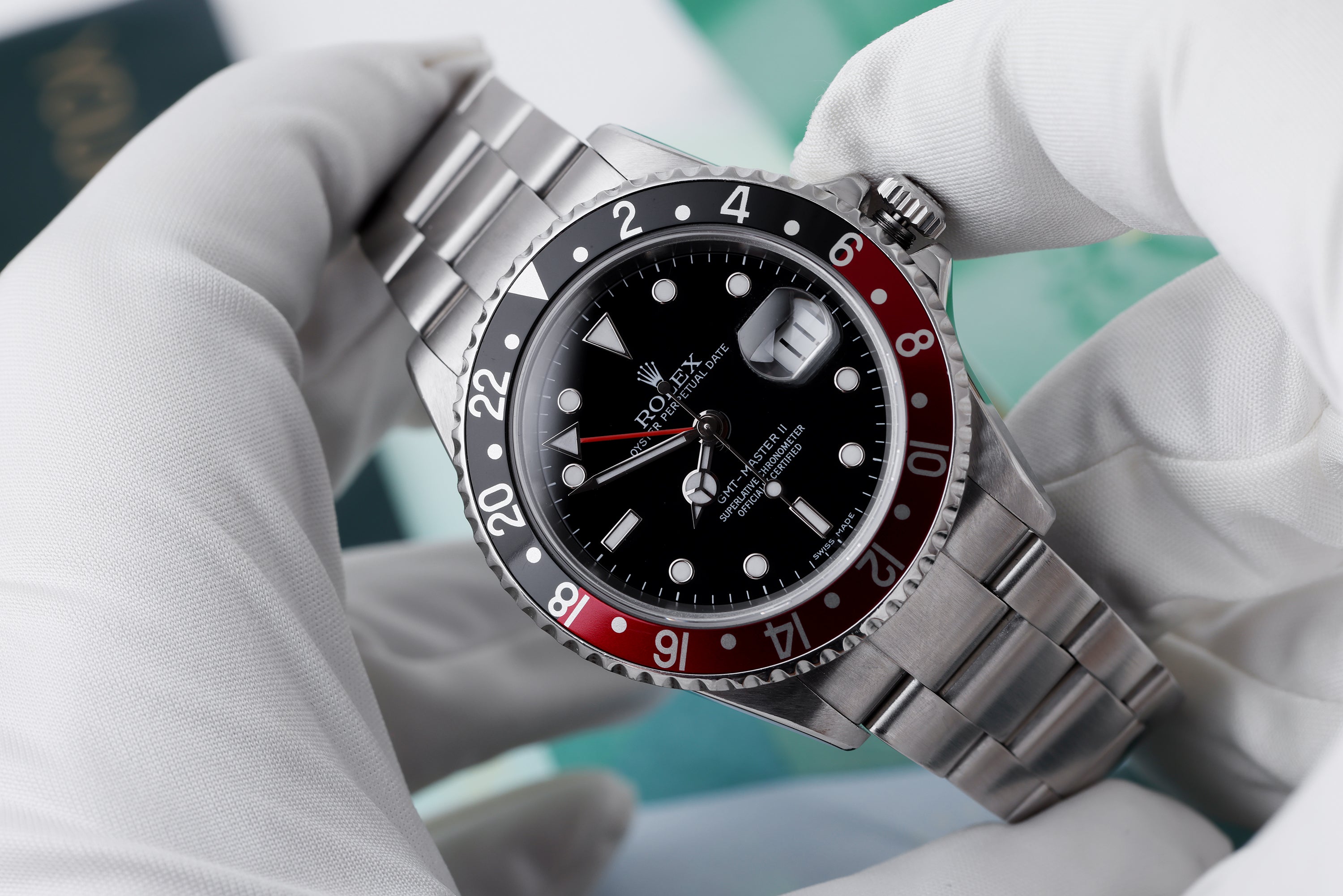 Rolex GMT-Master II "Coke" - Stick Dial & Last Production Year | REF. 16710 | Stainless Steel | Box & Papers | 2007