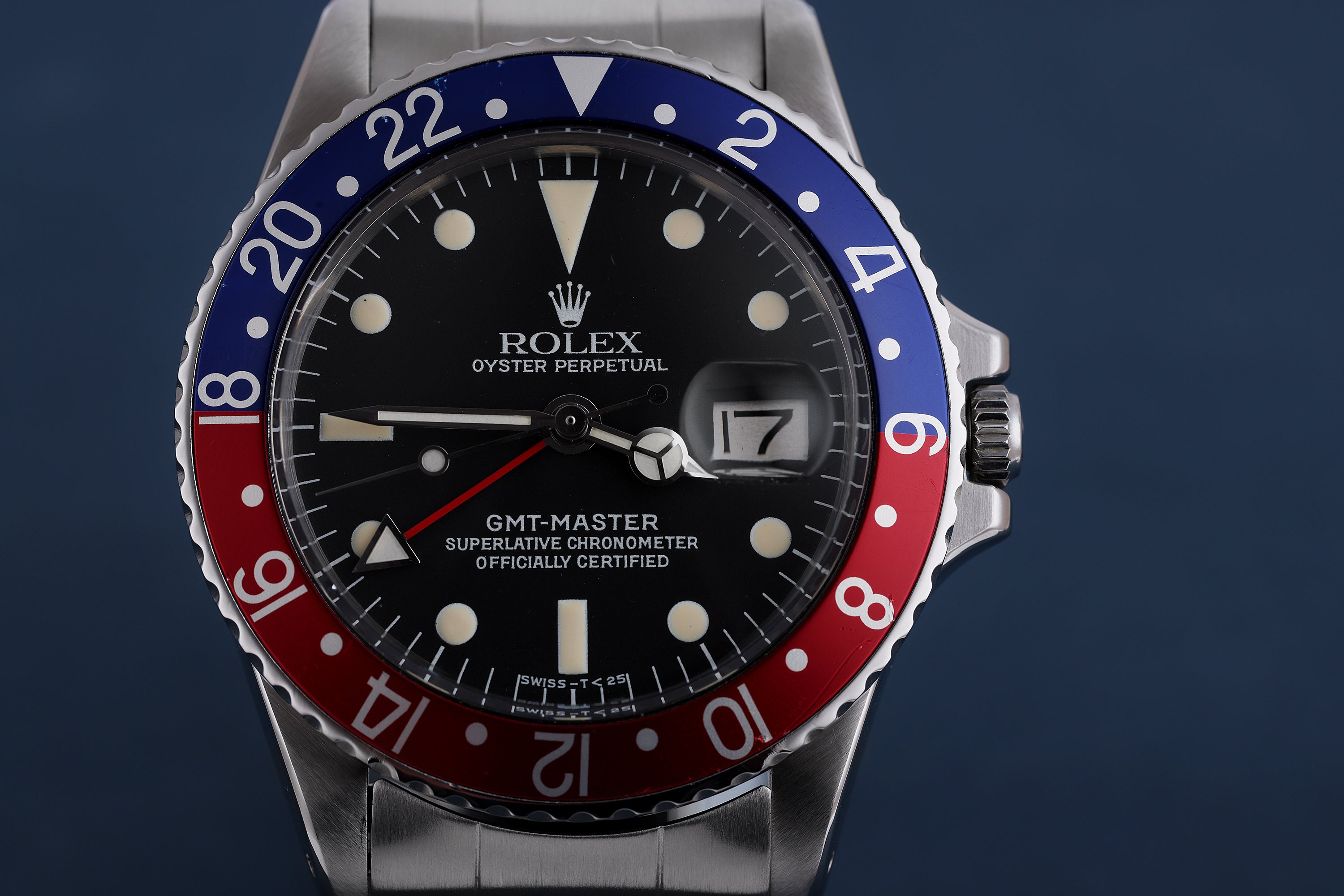 Rolex GMT-Master 'Pepsi' | REF. 1675 | SWISS - T <25 Dial | 1971 | Stainless Steel