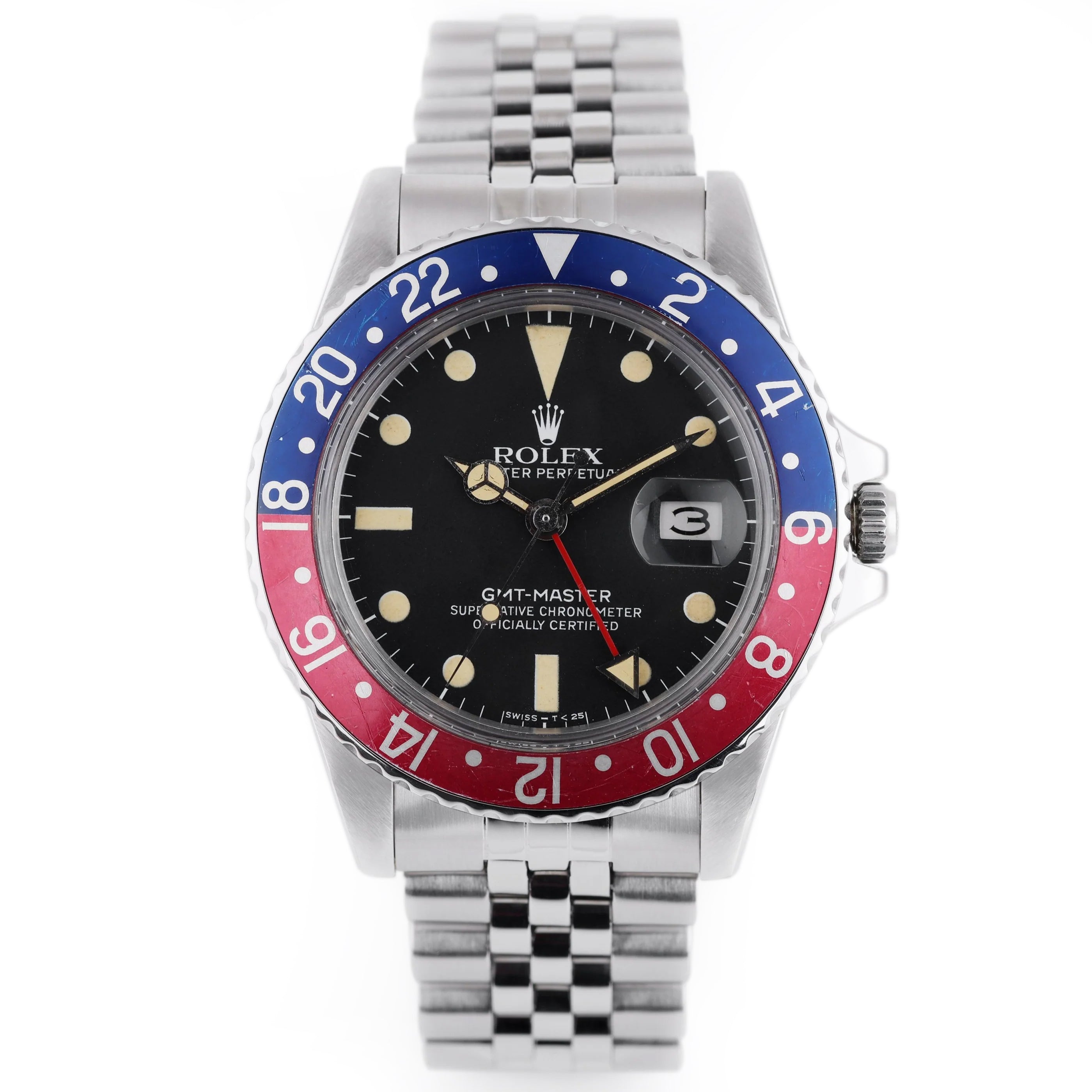 Rolex GMT-Master Pepsi | REF. 16750 | Stainless Steel | 1979 | SWISS - T <25 Dial
