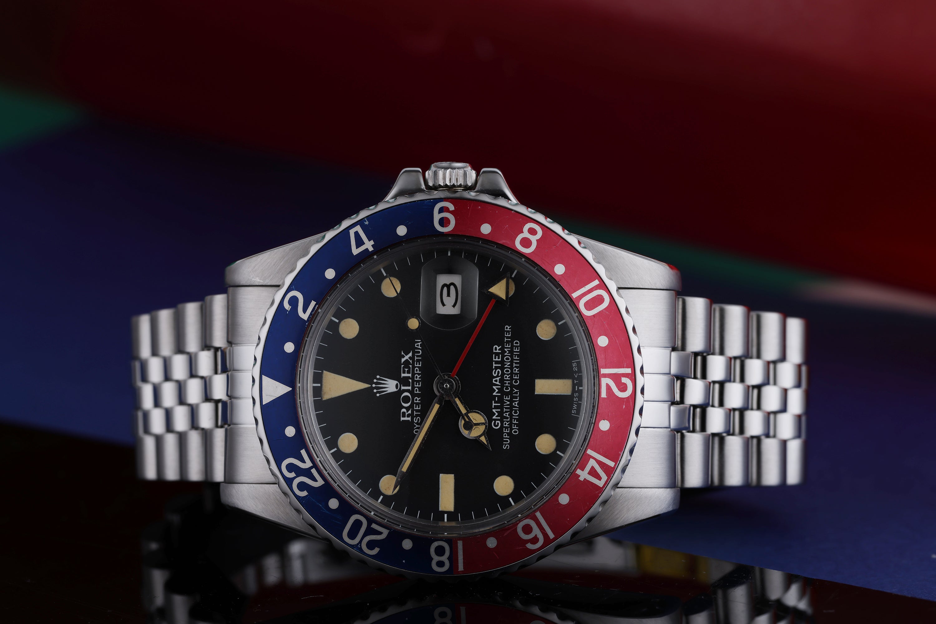 Rolex GMT-Master Pepsi | REF. 16750 | Stainless Steel | 1979 | SWISS - T <25 Dial