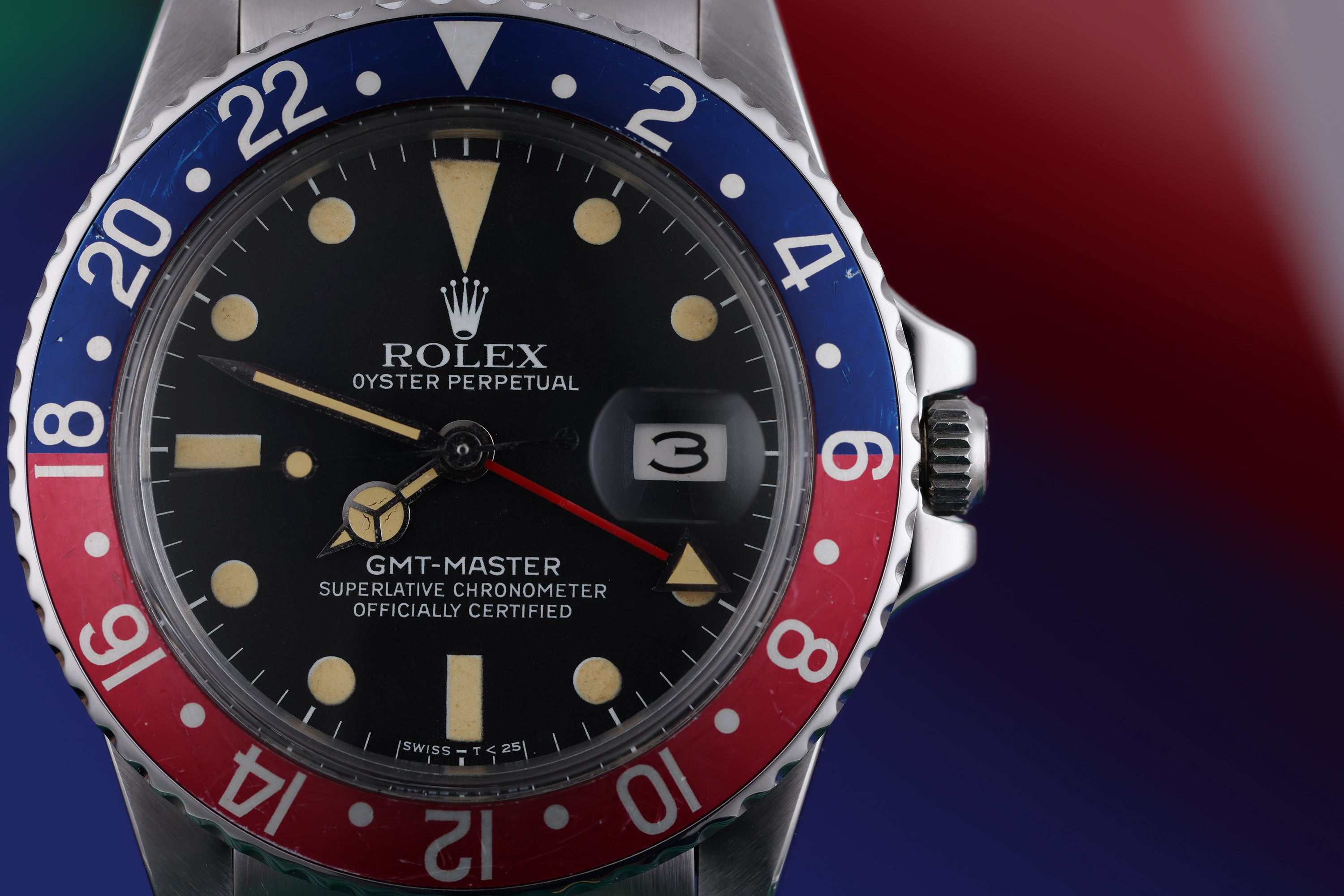 Rolex GMT-Master Pepsi | REF. 16750 | Stainless Steel | 1979 | SWISS - T <25 Dial