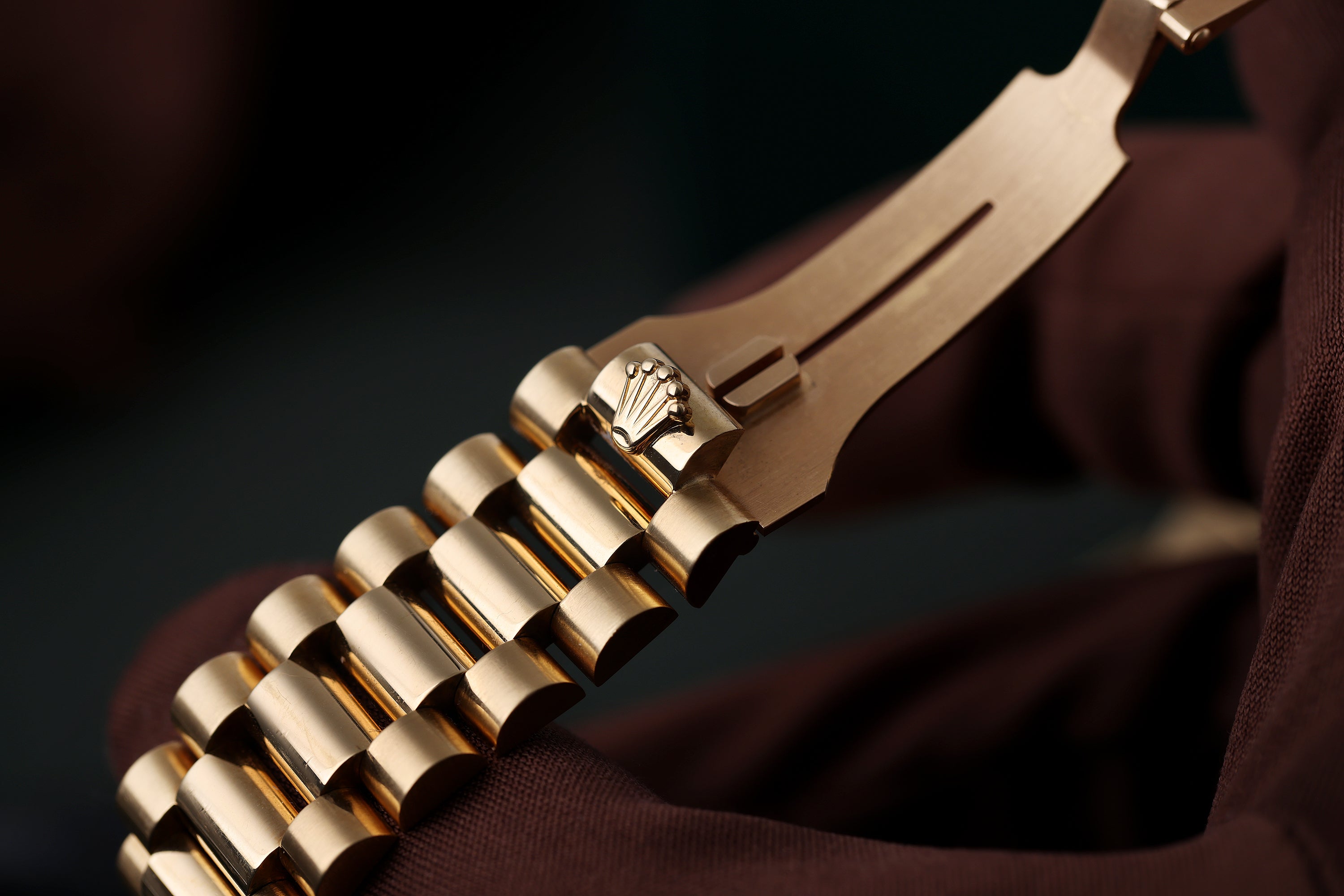 Rolex Day-Date | Green Stella Diamond Dial | REF. 18038 | Gold Dial | 18k Yellow Gold | 1979