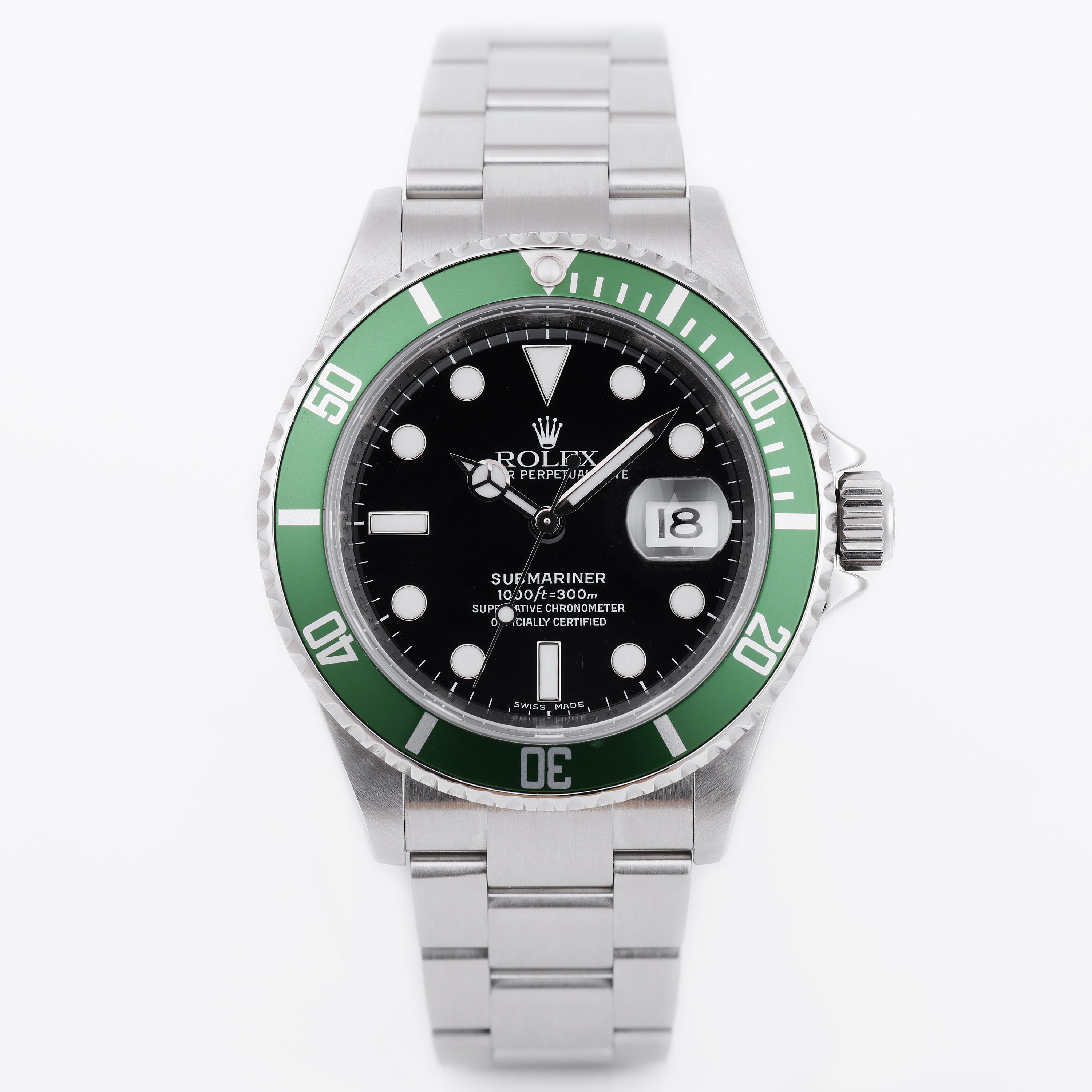 Rolex Submariner "Kermit" | REF. 16610LV | 2008 | Box & Papers | Stainless Steel