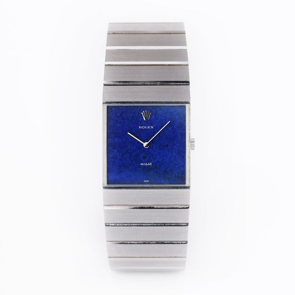 Rolex King Midas | REF. 3584 | Lapis Lazuli Dial | 18k White Gold | 1975