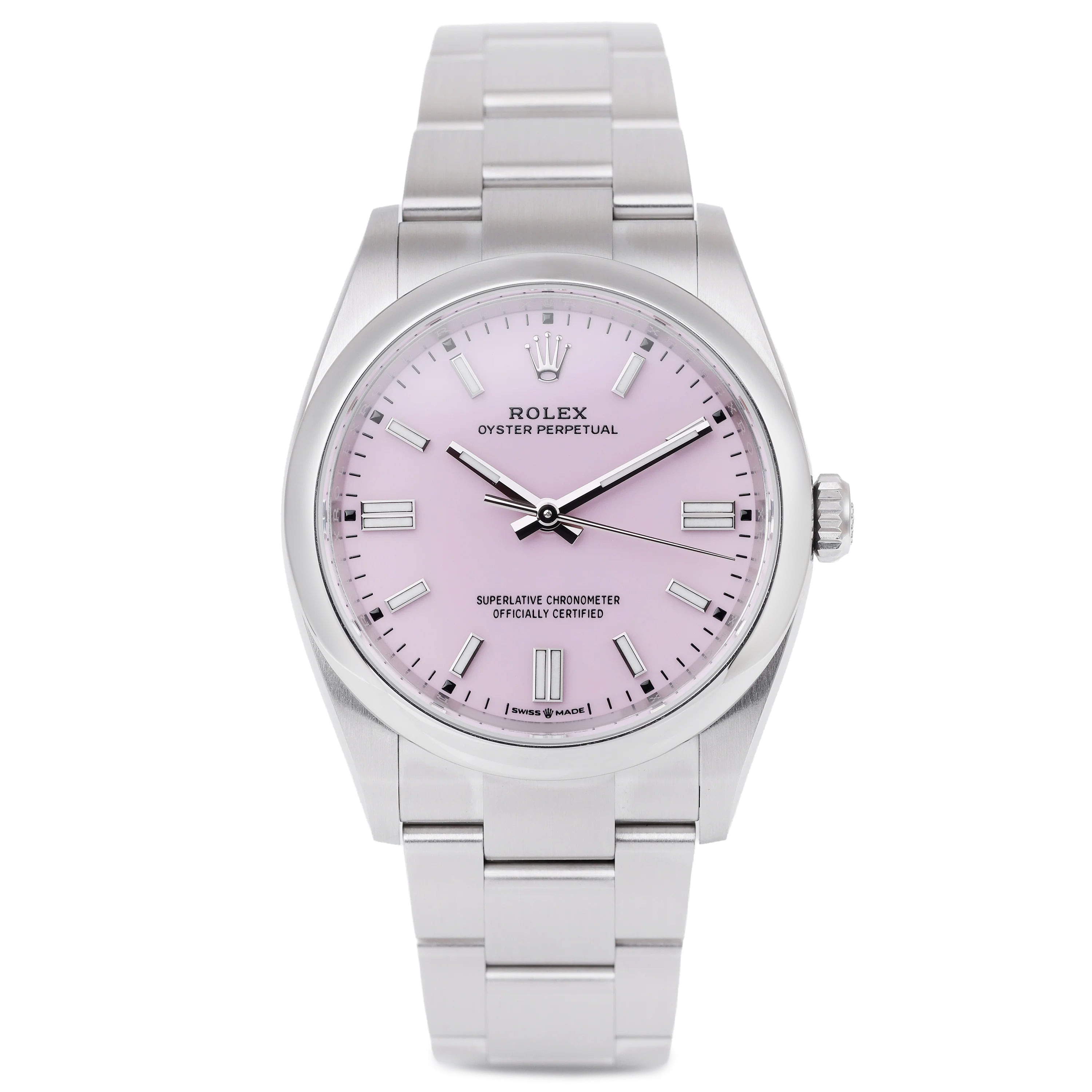 Unworn Rolex Oyster Perpetual 36mm | REF. 126000 | Candy Pink | Box & Papers | 2023 | Stainless Steel