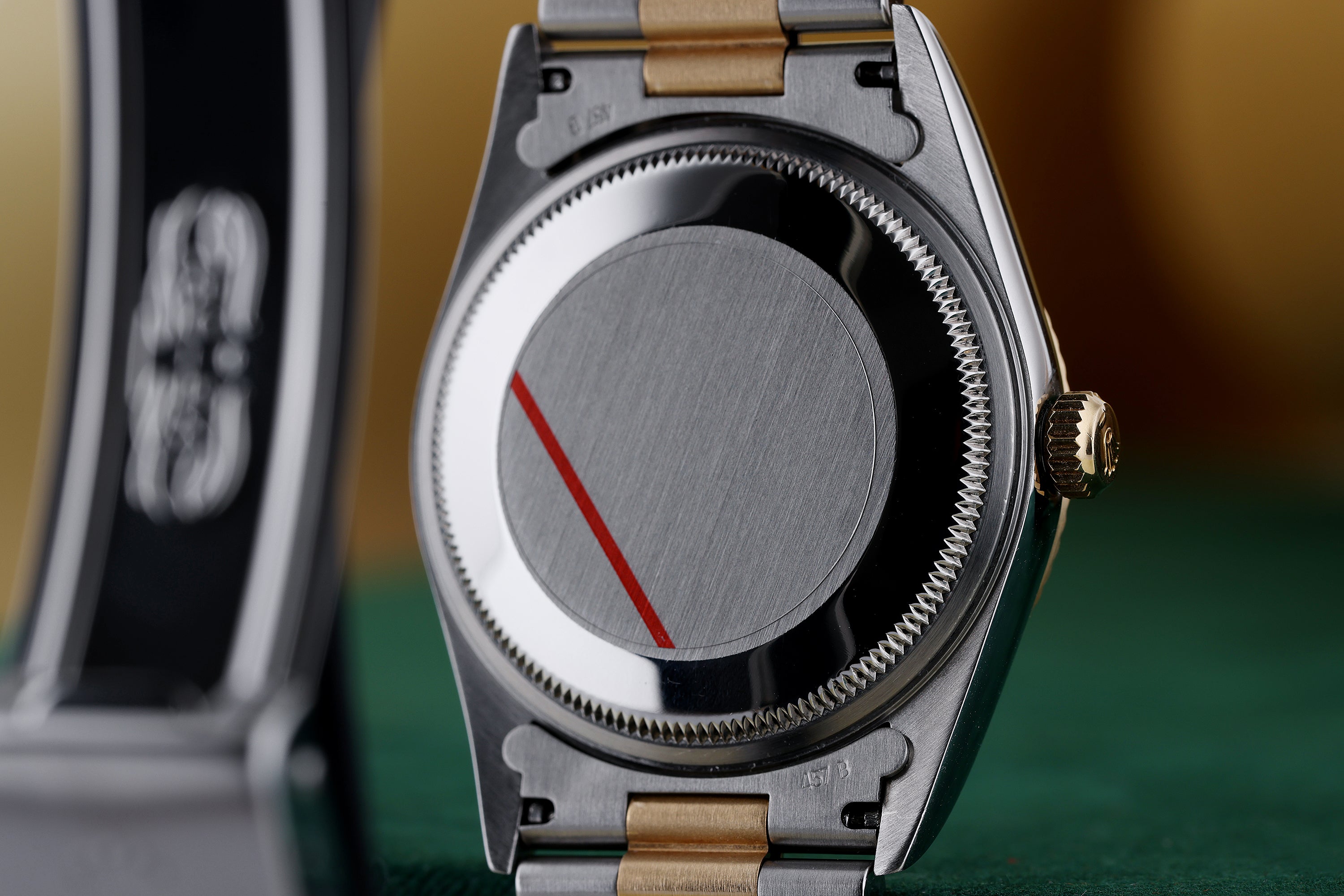 Rolex Oyster Perpetual 34 | REF. 14233 | Stainless Steel & 18k Yellow Gold | 34mm | Gold Dial