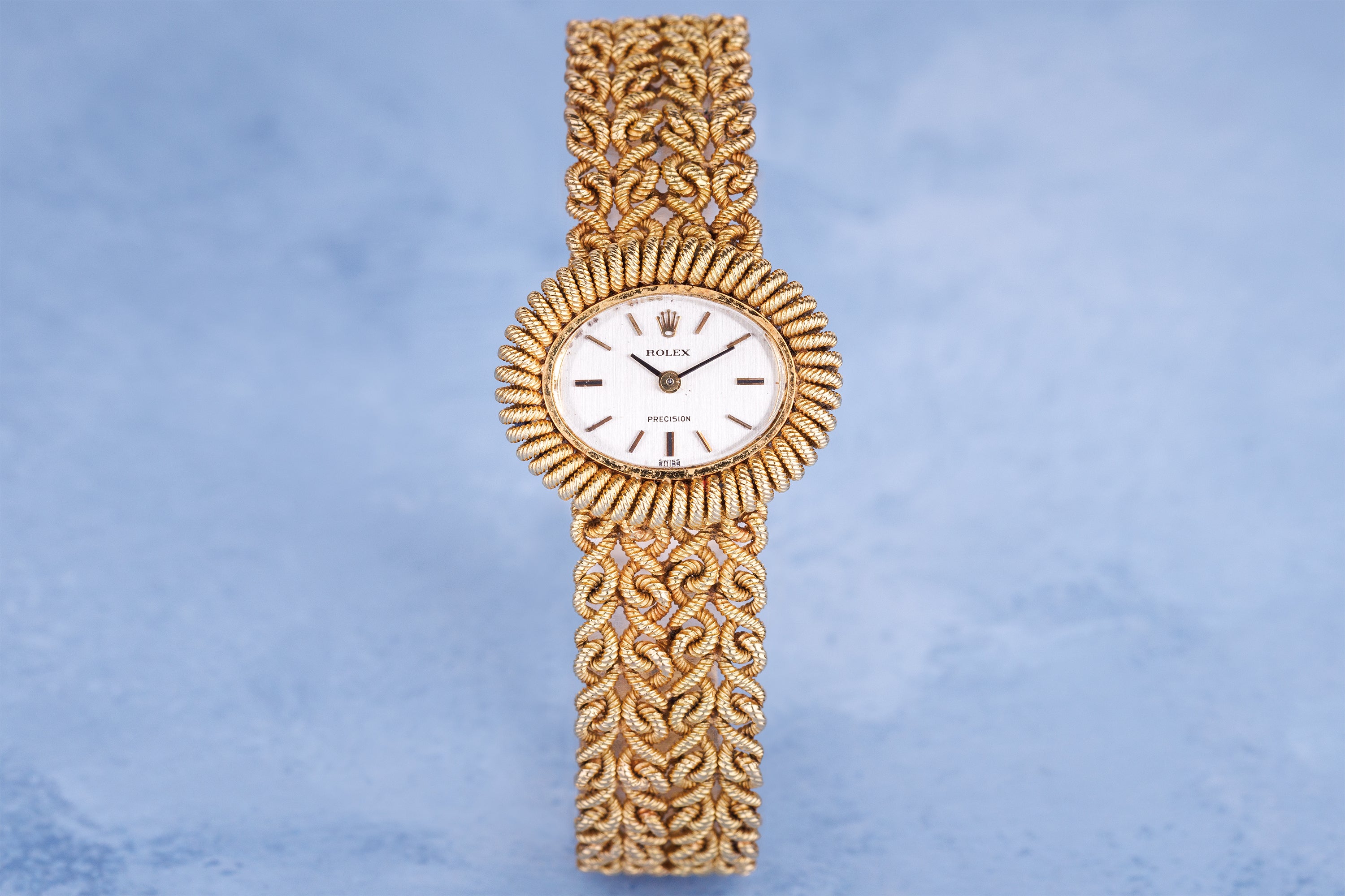 Rolex Ladies Precision Wristwatch | 18k Yellow Gold | DS&S Case | 26mm | Manual Wind | 1972