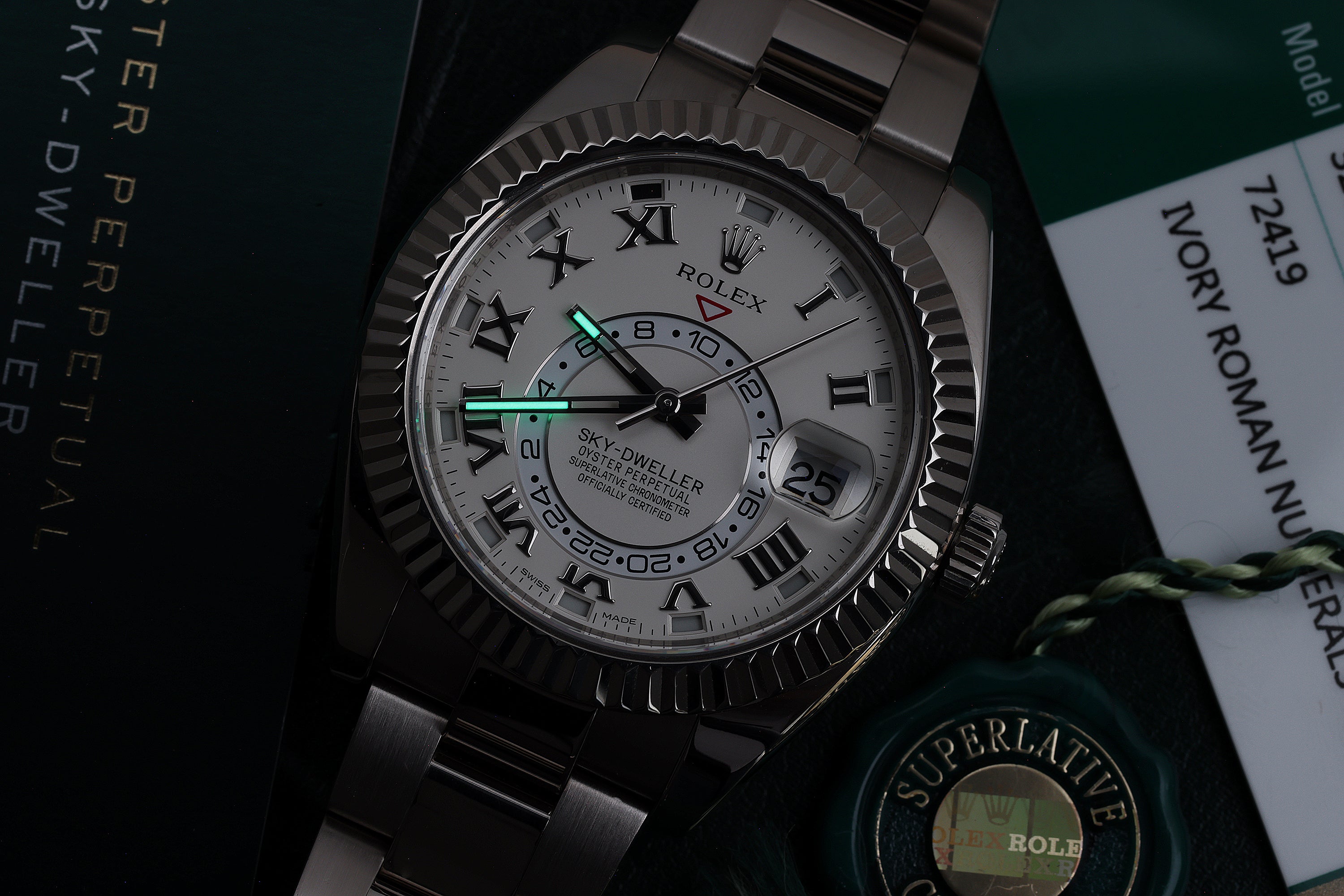 Rolex Sky-Dweller | REF. 326939 | White Dial | 18k White Gold | Box & Papers | 2015