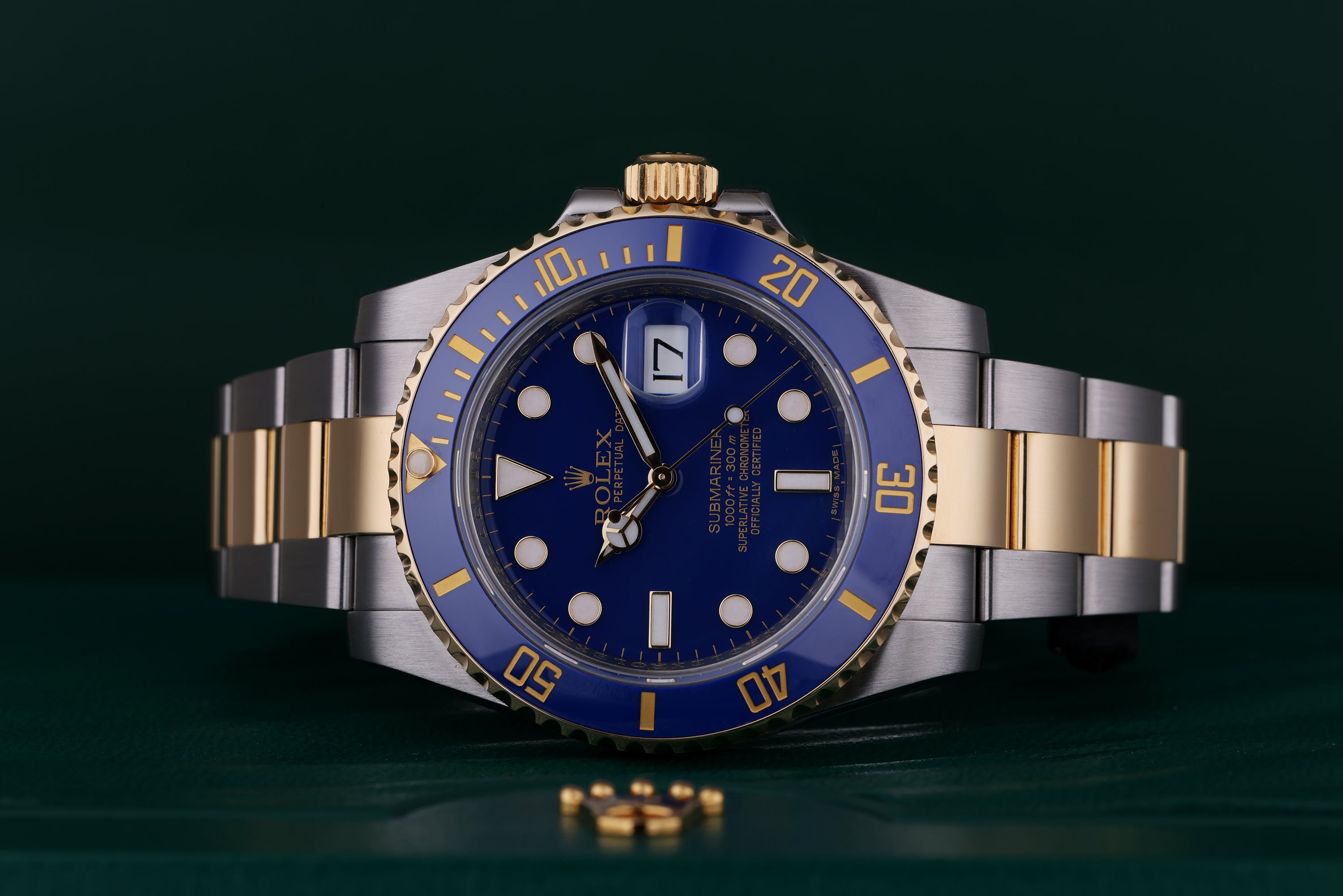 Rolex Submariner | REF. 116613LB | Matte Blue Dial | Stainless Steel & 18k Yellow Gold | Box & Papers | 2013