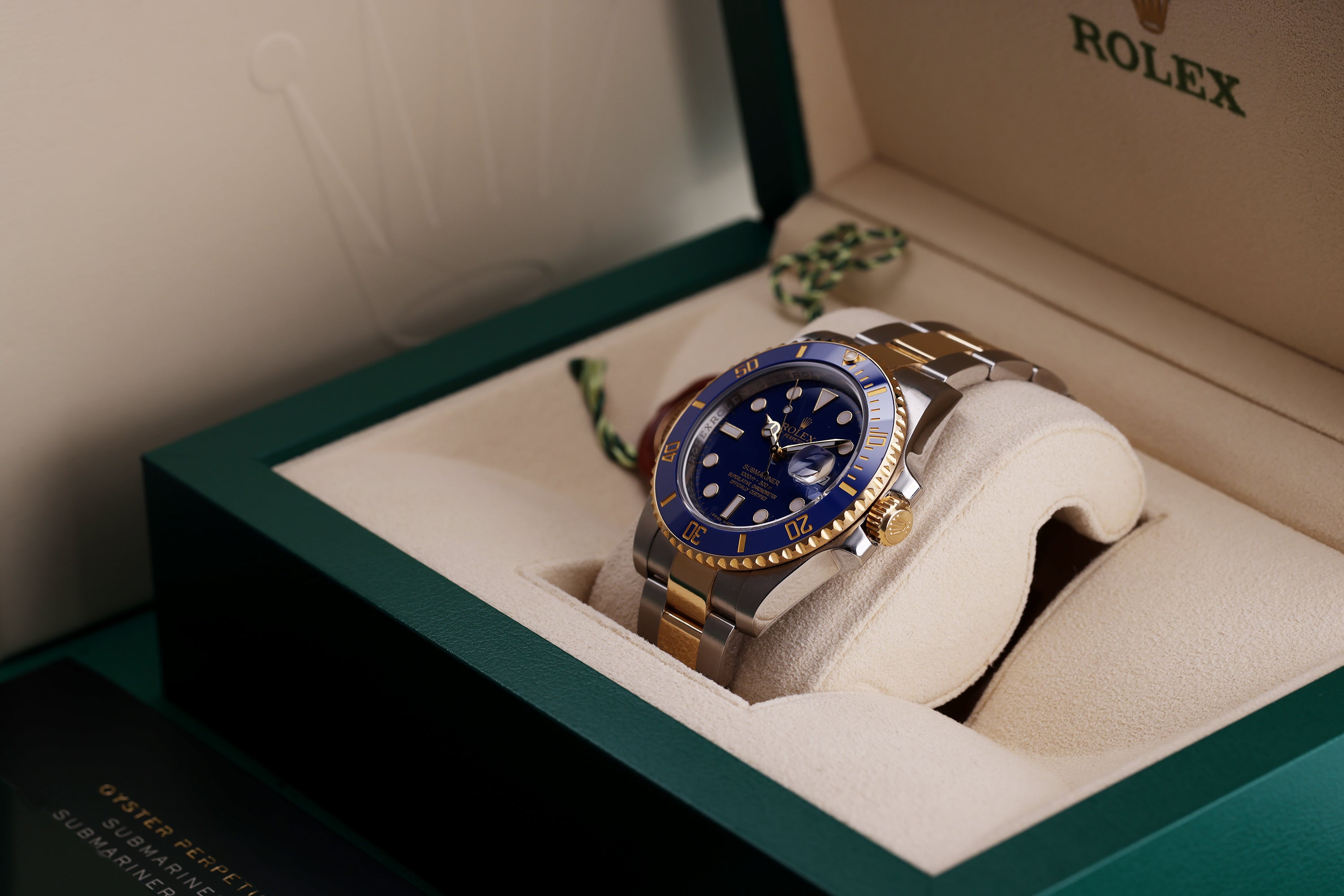 Rolex Submariner | REF. 116613LB | Matte Blue Dial | Stainless Steel & 18k Yellow Gold | Box & Papers | 2013