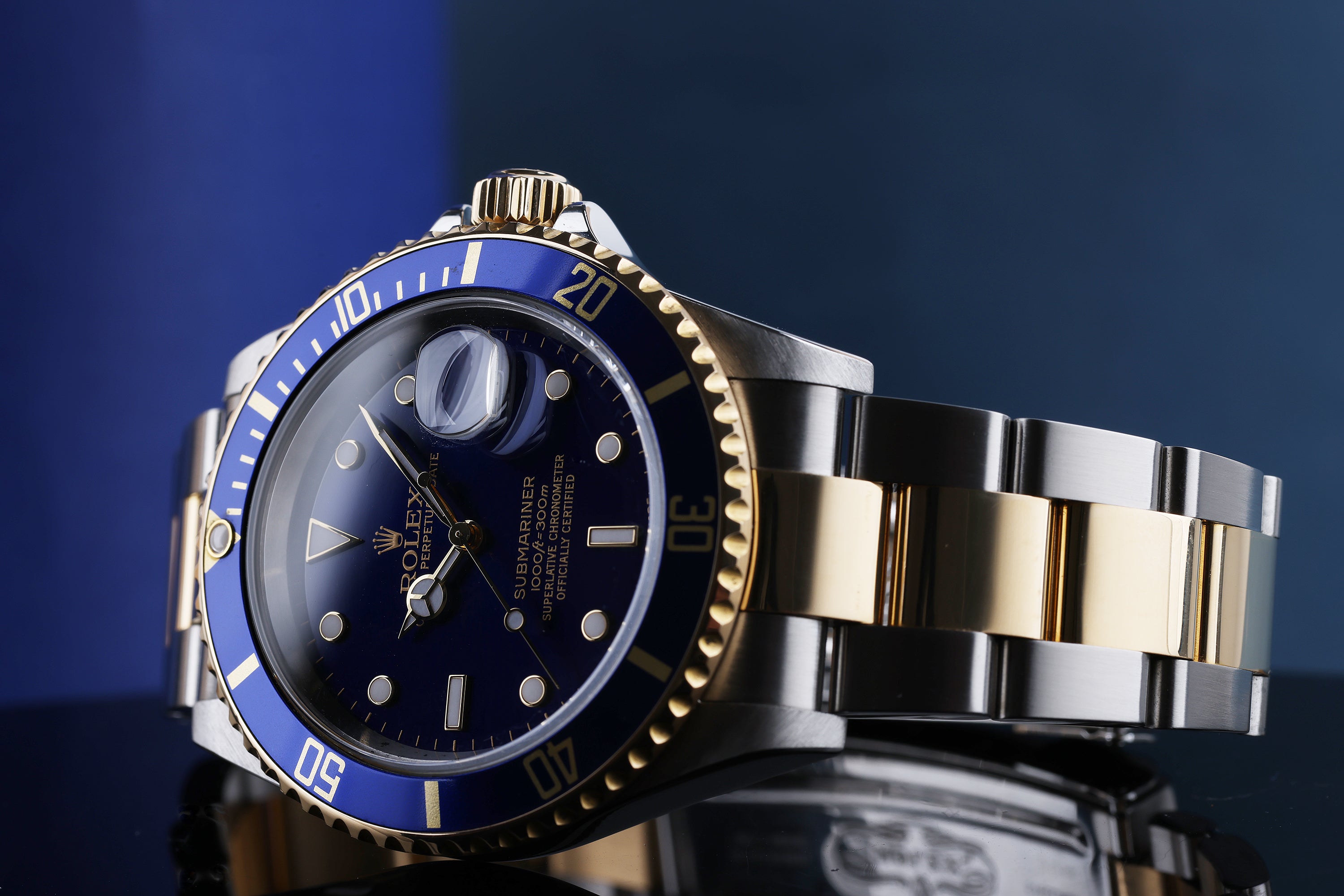 Rolex Submariner | REF. 16613 | Blue Dial | Stainless Steel & 18k Yellow Gold | Box & Papers | 2007