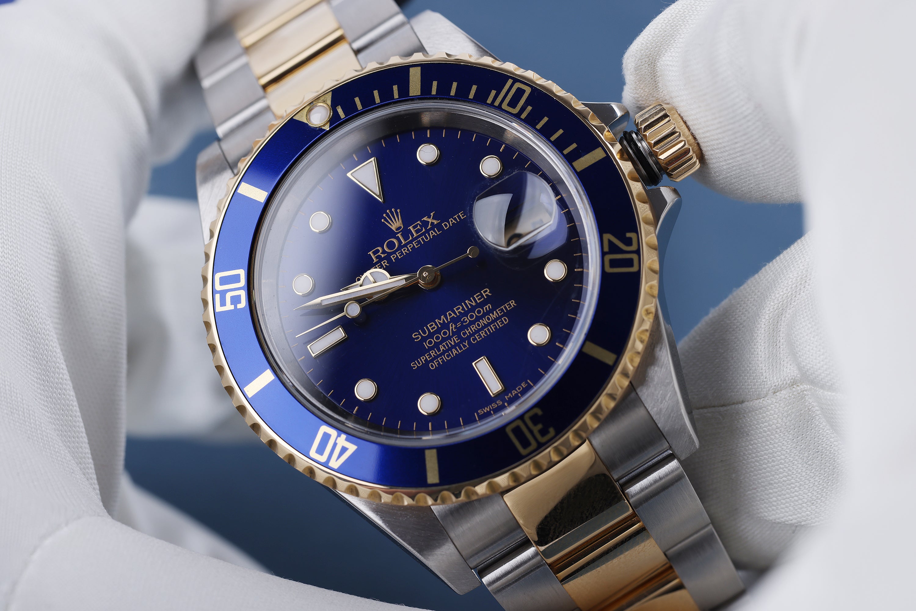Rolex Submariner | REF. 16613 | Blue Dial | Stainless Steel & 18k Yellow Gold | Box & Papers | 2007