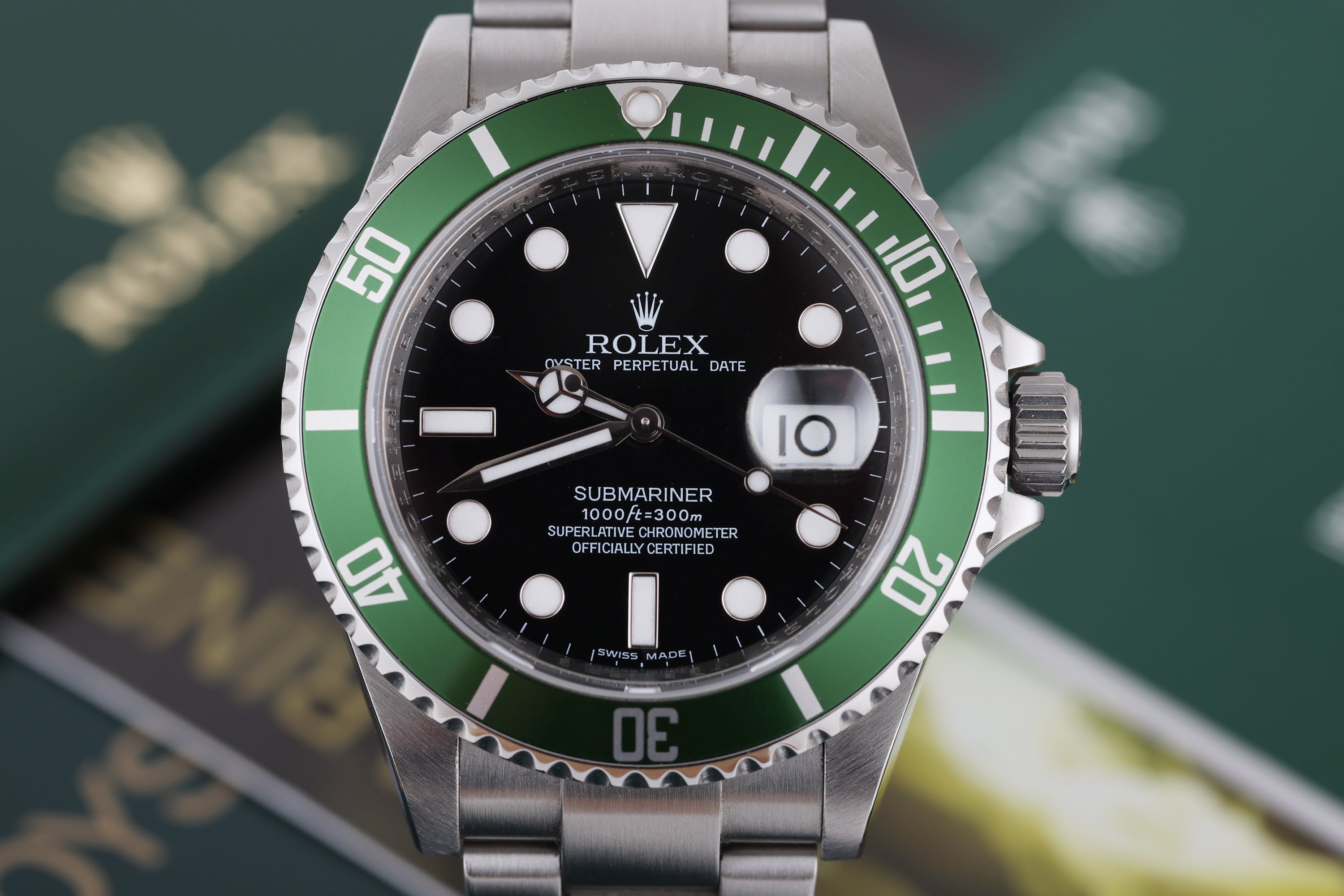 Rolex Submariner "Kermit" | REF. 16610LV | Box & Papers | 2010 | Stainless Steel
