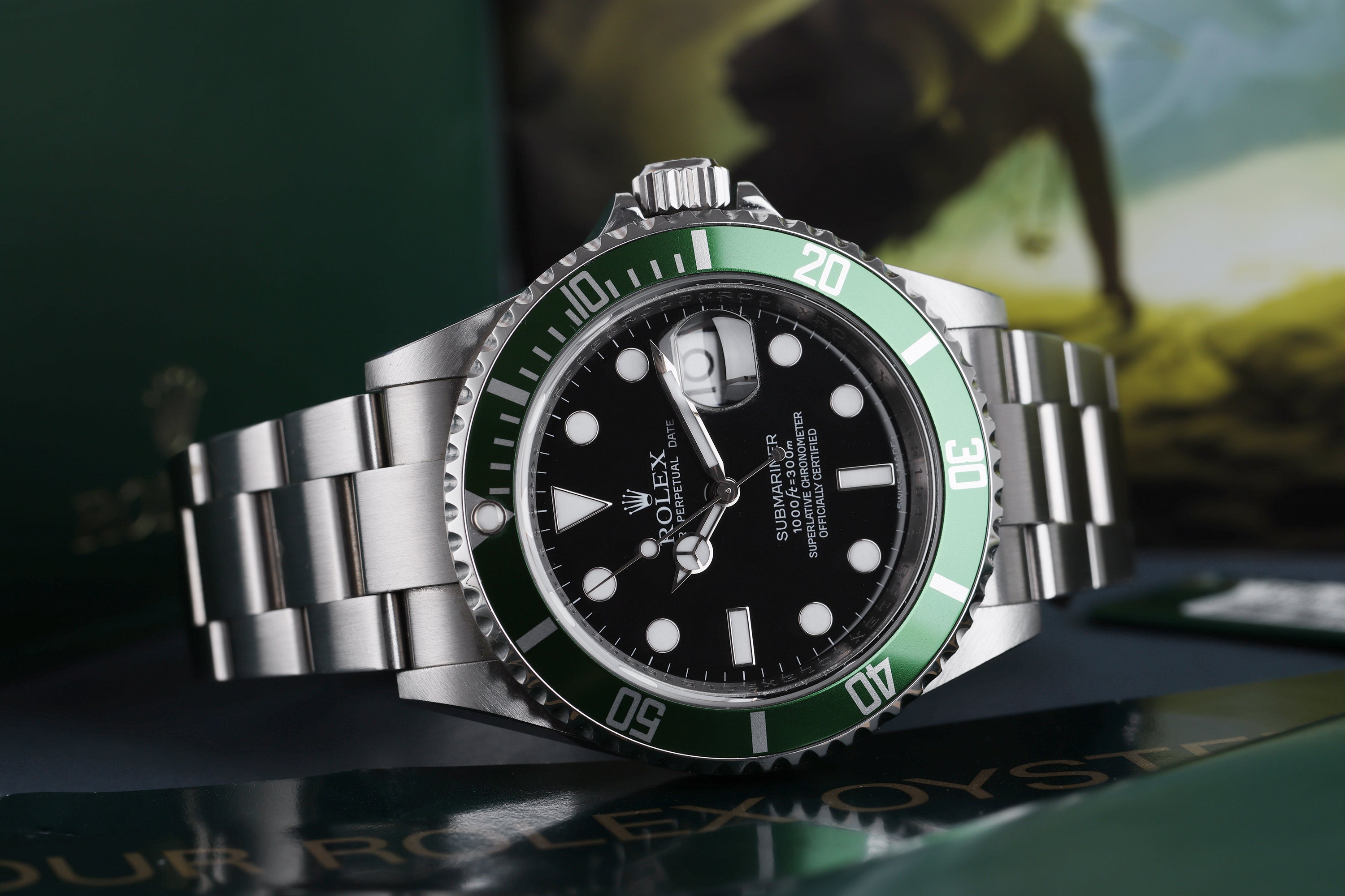 Rolex Submariner "Kermit" | REF. 16610LV | Box & Papers | 2010 | Stainless Steel