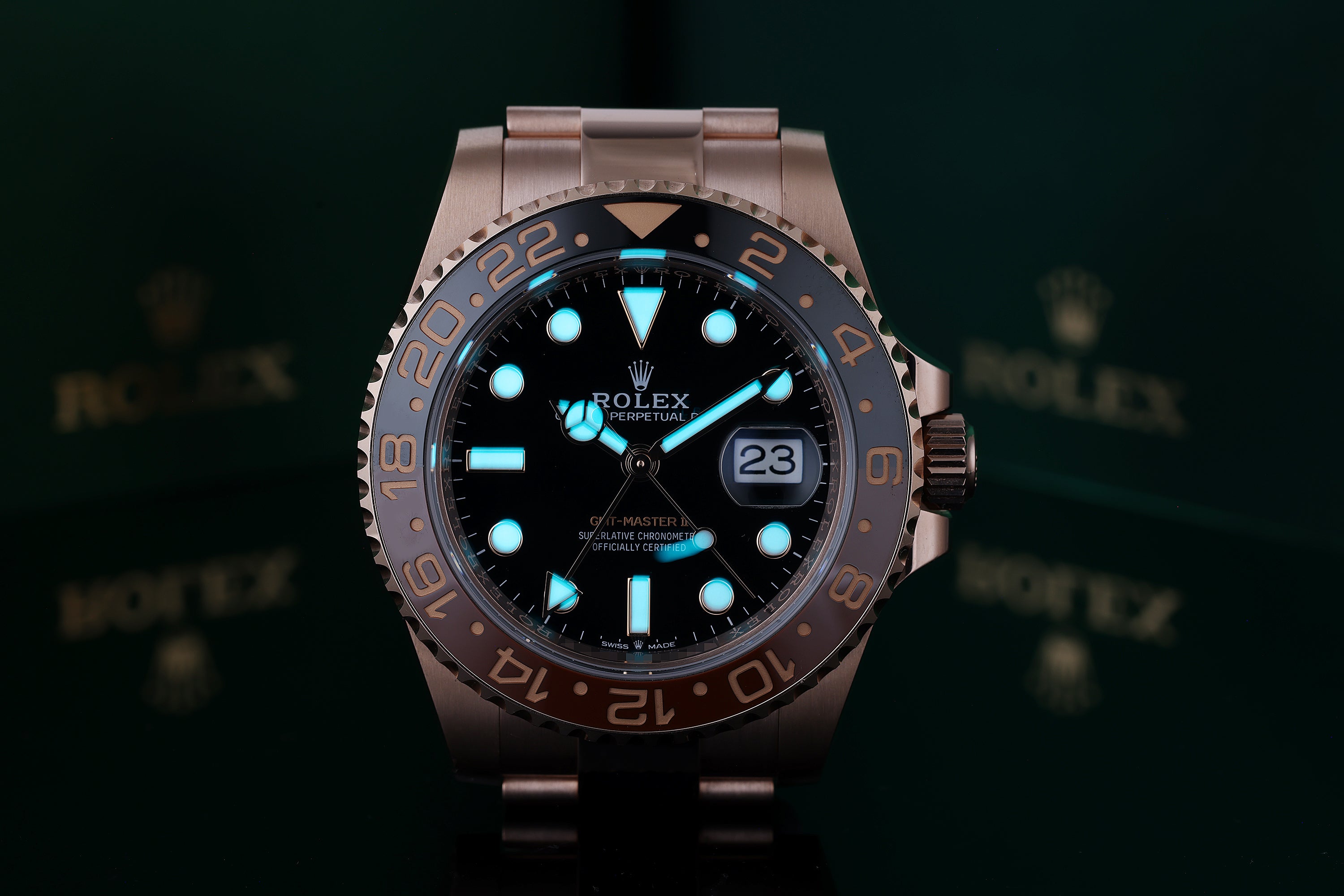 Rolex GMT-Master II Rootbeer | REF. 126715CHNR | 18k Rose Gold | 40mm | Box & Papers | 2019